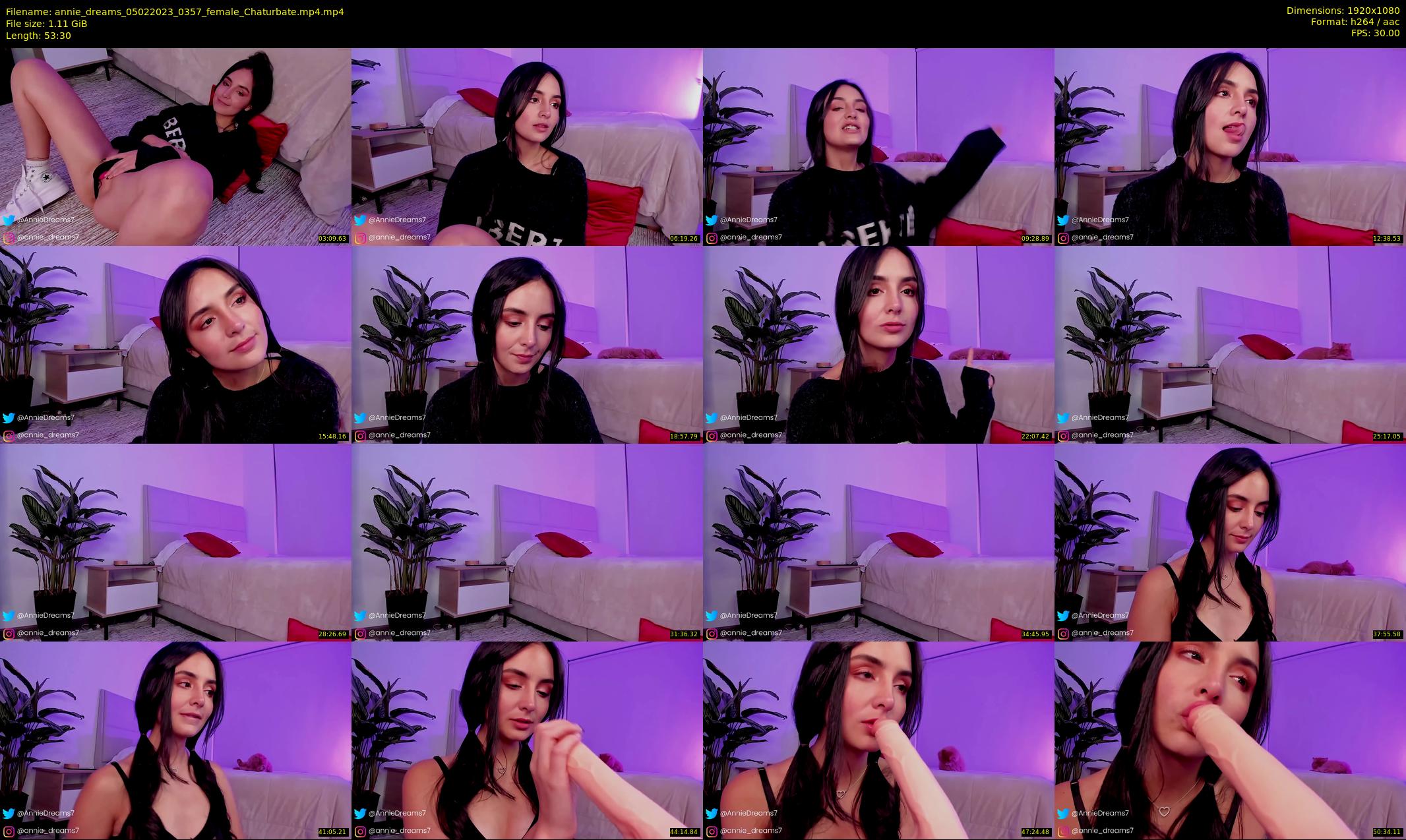 annie_dreams — 54 minute Chaturbate female cam show recording, 1080p, Feb 5, 2023