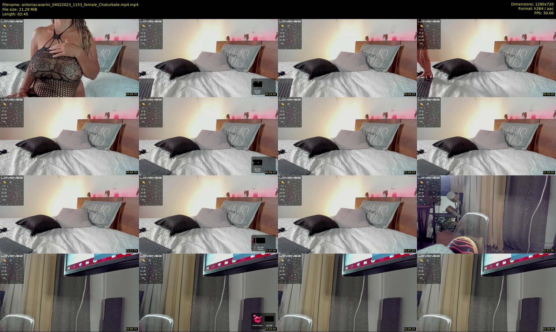 antoniacasarini — 3 minute Chaturbate female cam show recording, 720p, Feb 4, 2023