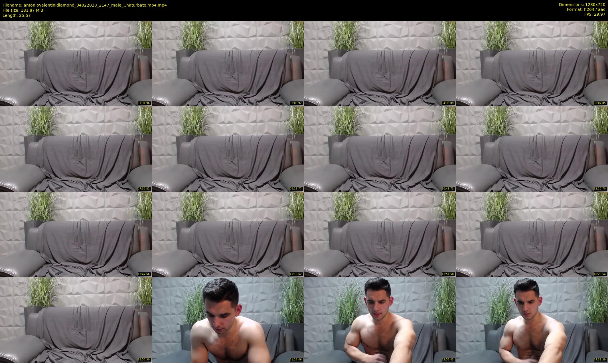 antoniovalentinidiamond — 26 minute Chaturbate male cam show recording, 720p, Feb 4, 2023