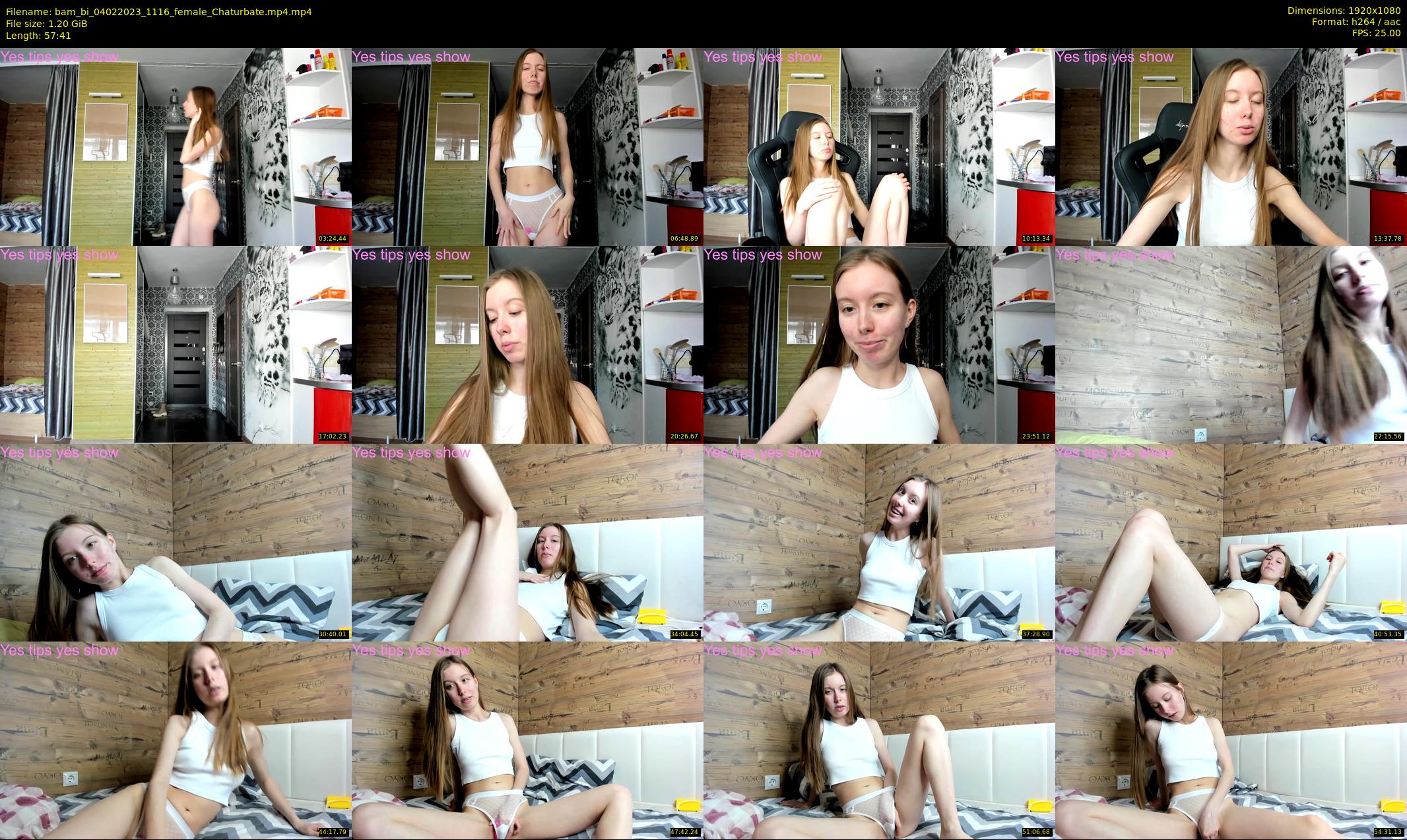 bam_bi — 58 minute Chaturbate female cam show recording, 1080p, Feb 4, 2023