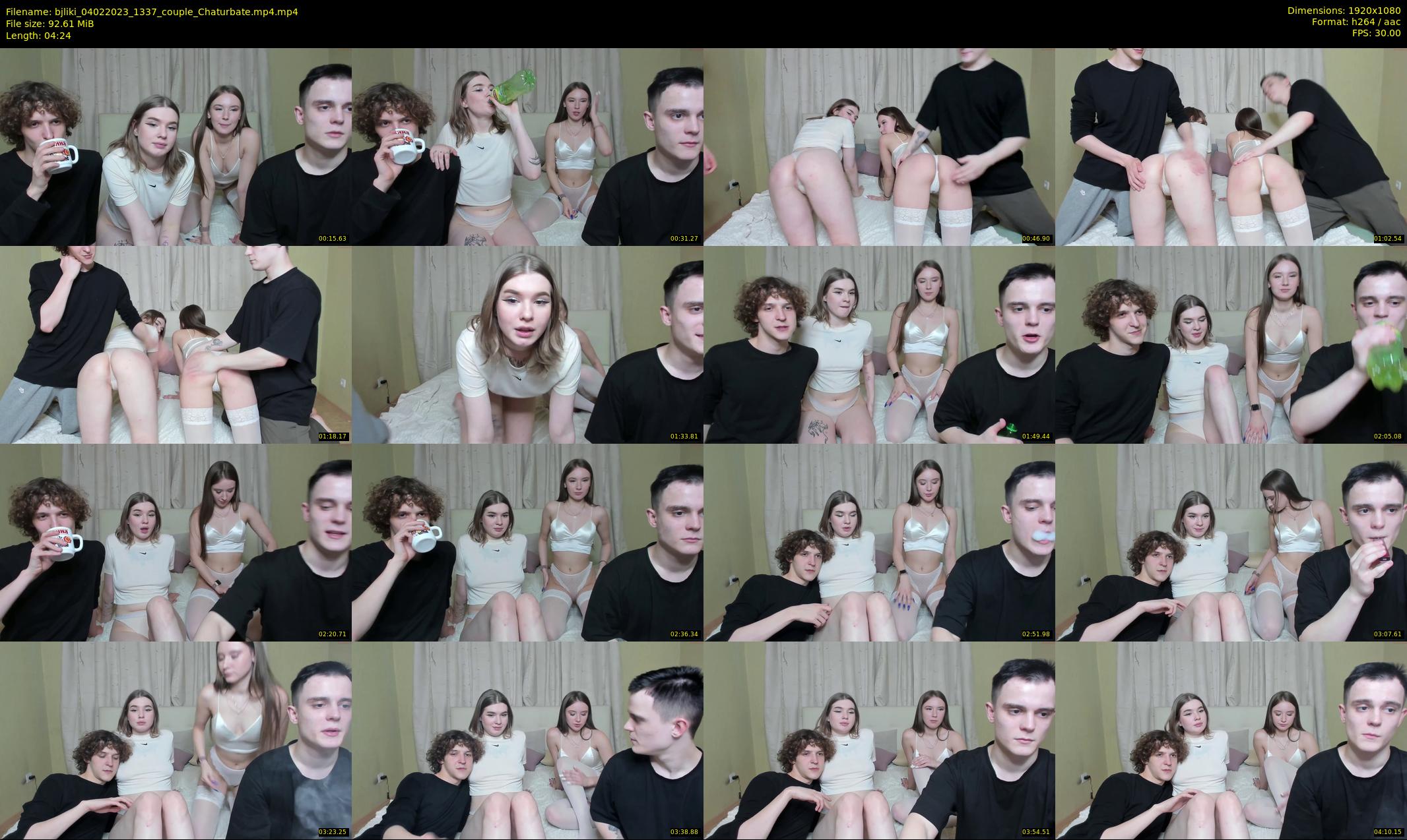 bjliki — 5 minute Chaturbate couple cam show recording, 1080p, Feb 4, 2023