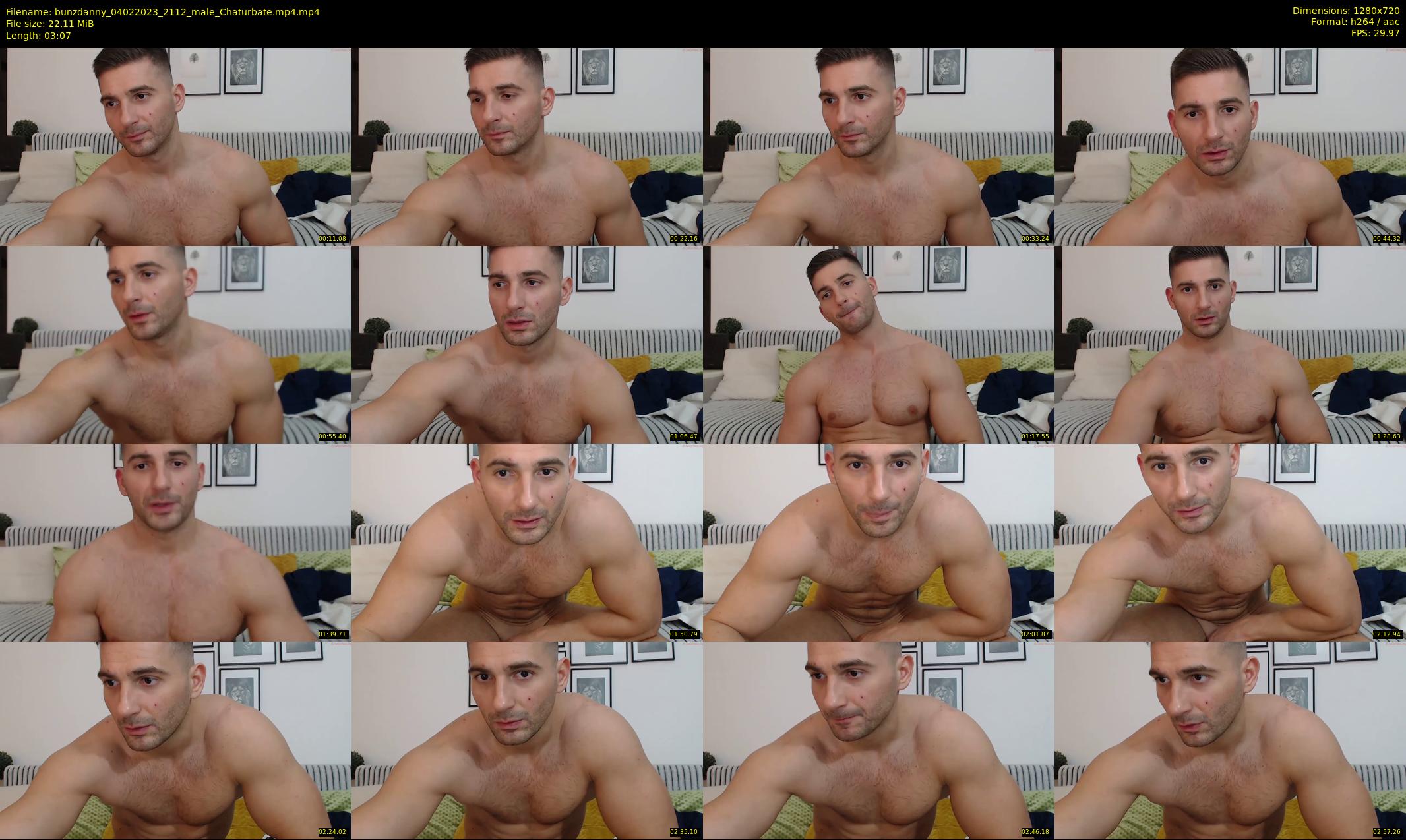 bunzdanny — 4 minute Chaturbate male cam show recording, 720p, Feb 4, 2023