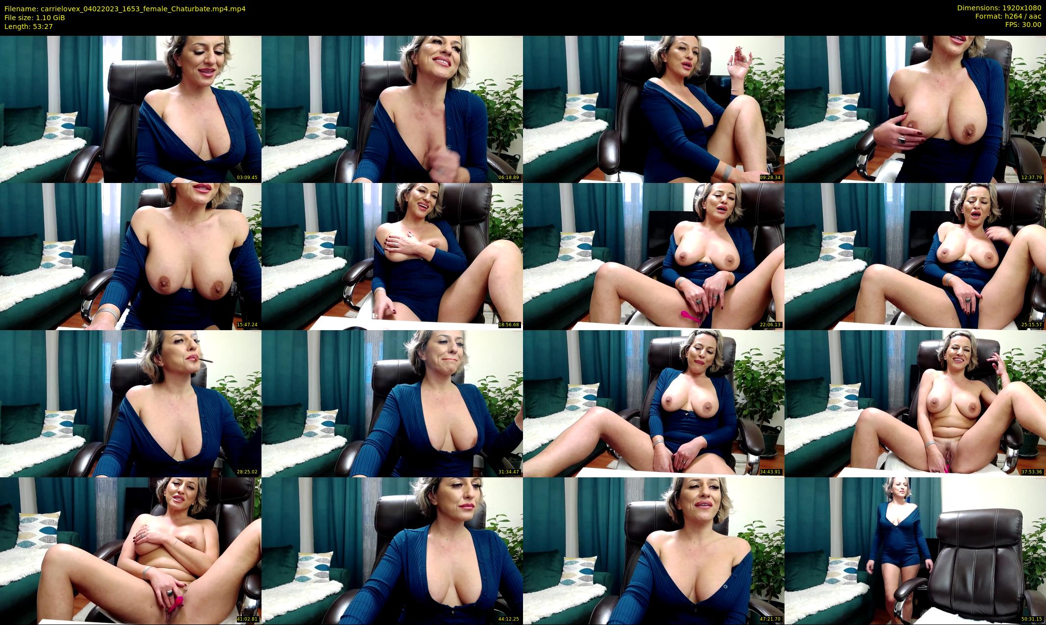 carrielovex — 54 minute Chaturbate female cam show recording, 1080p, Feb 4, 2023