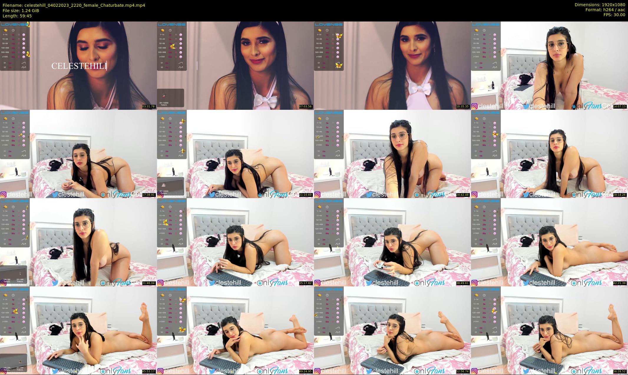 celestehill — 60 minute Chaturbate female cam show recording, 1080p, Feb 4, 2023