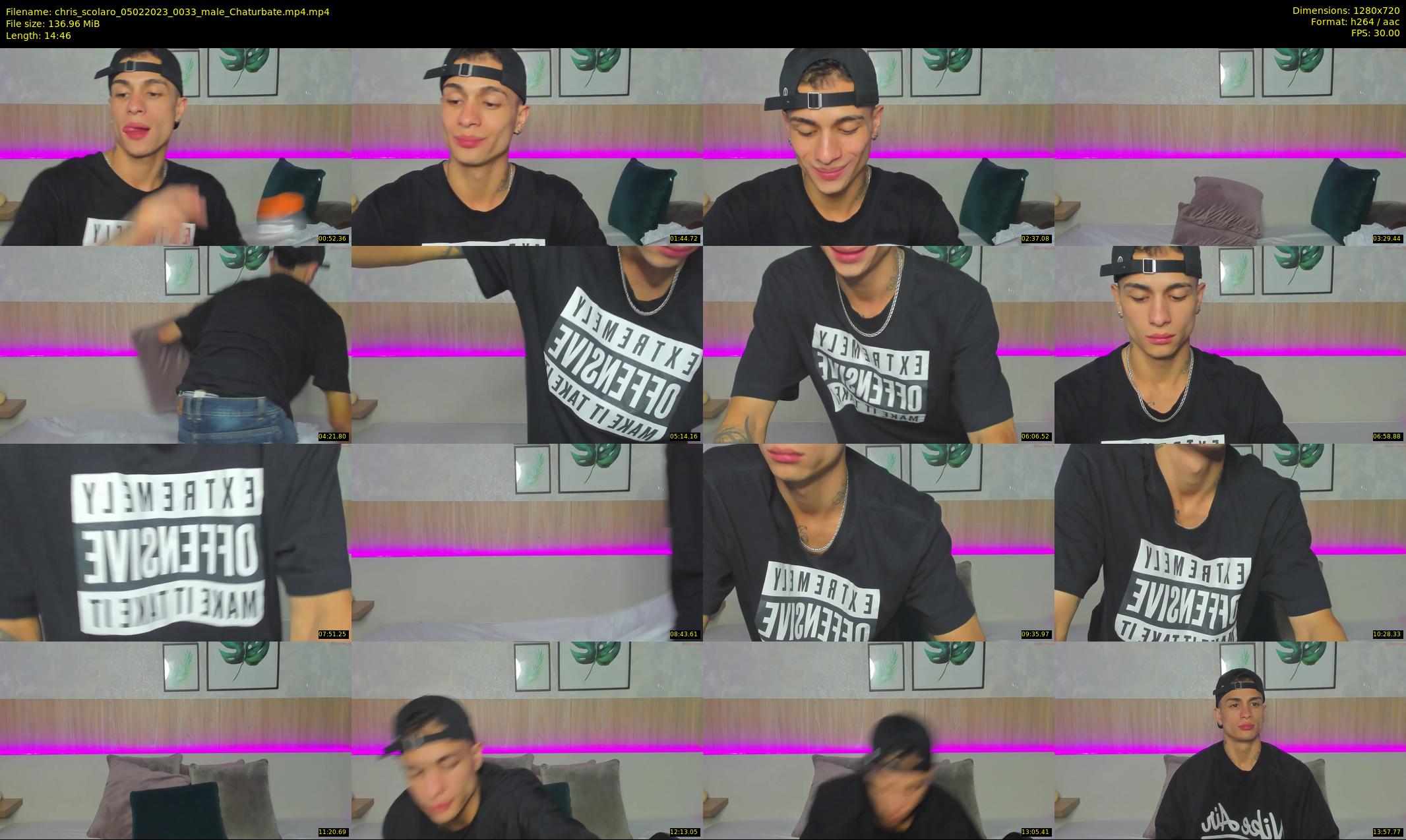 chris_scolaro — 15 minute Chaturbate male cam show recording, 720p, Feb 5, 2023