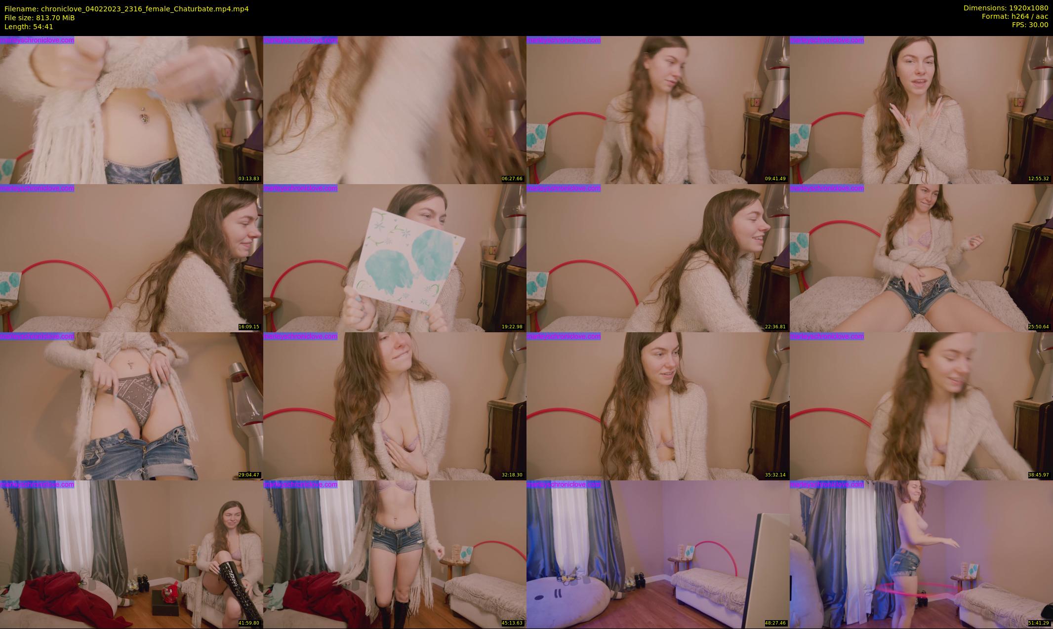 chroniclove — 55 minute Chaturbate female cam show recording, 1080p, Feb 4, 2023