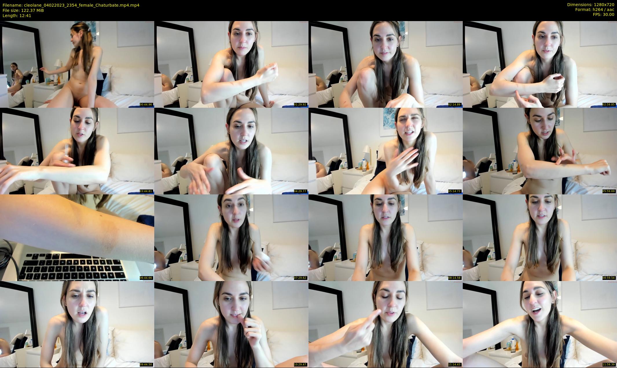 cleolane — 13 minute Chaturbate female cam show recording, 720p, Feb 4, 2023