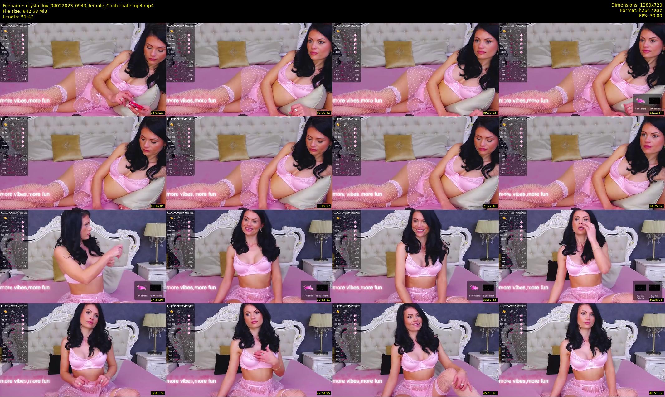crystallluv — 52 minute Chaturbate female cam show recording, 720p, Feb 4, 2023