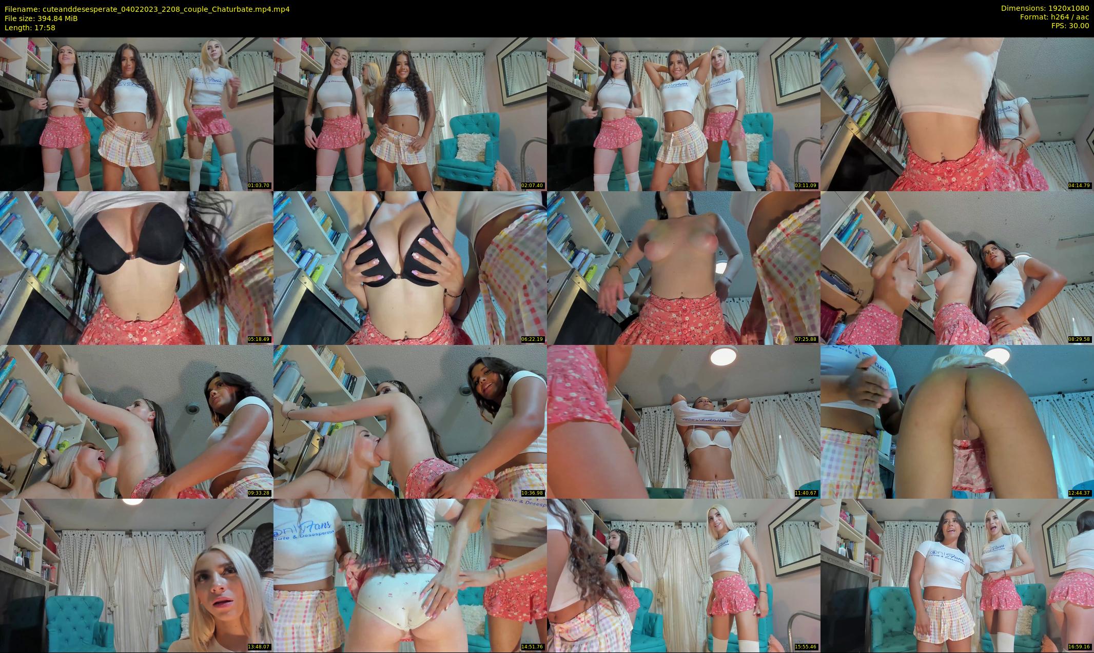 cuteanddesesperate — 18 minute Chaturbate female cam show recording, 1080p, Feb 4, 2023