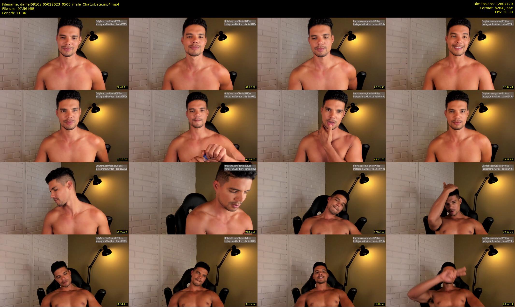daniel0910s — 12 minute Chaturbate male cam show recording, 720p, Feb 5, 2023