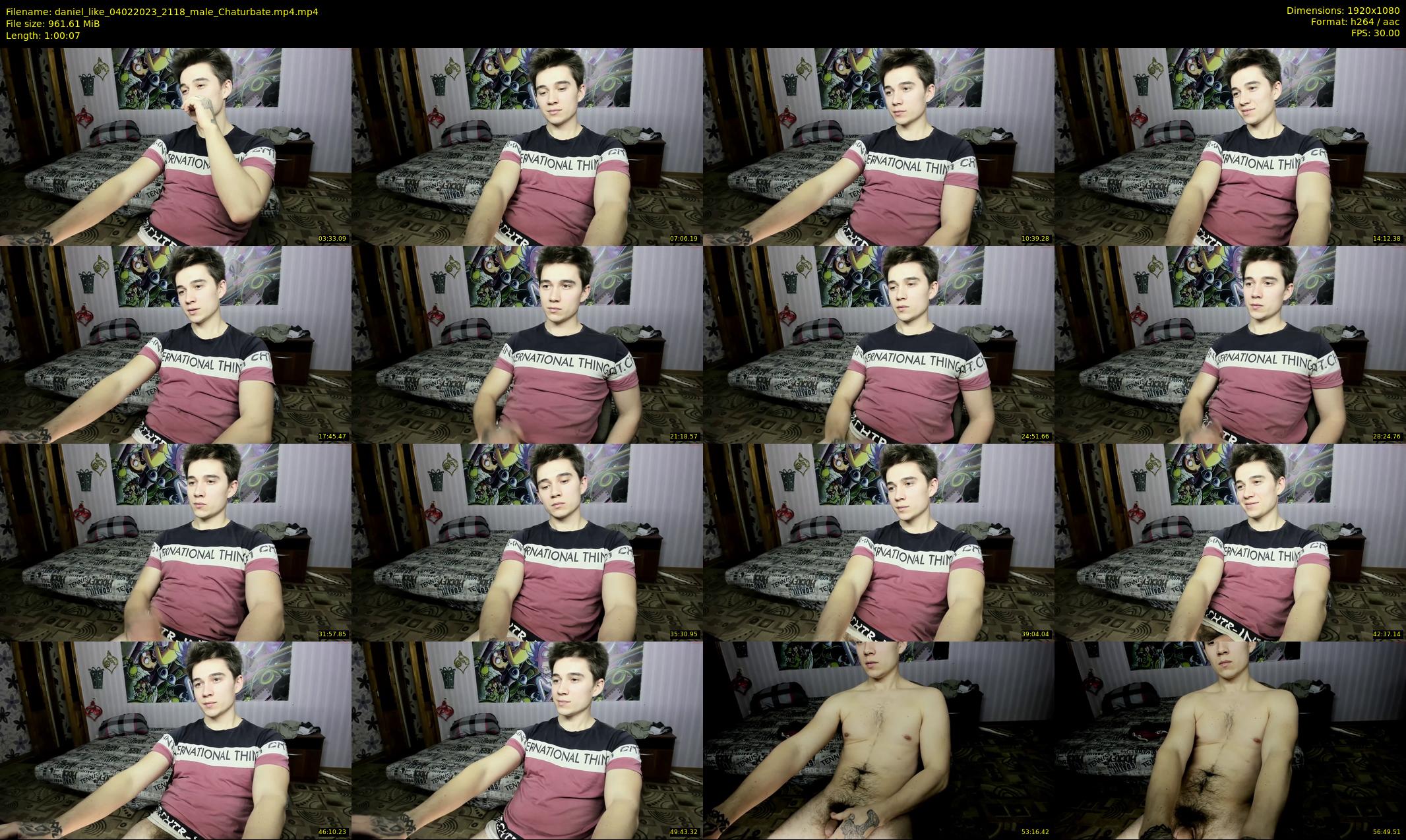 daniel_like — 61 minute Chaturbate male cam show recording, 1080p, Feb 4, 2023