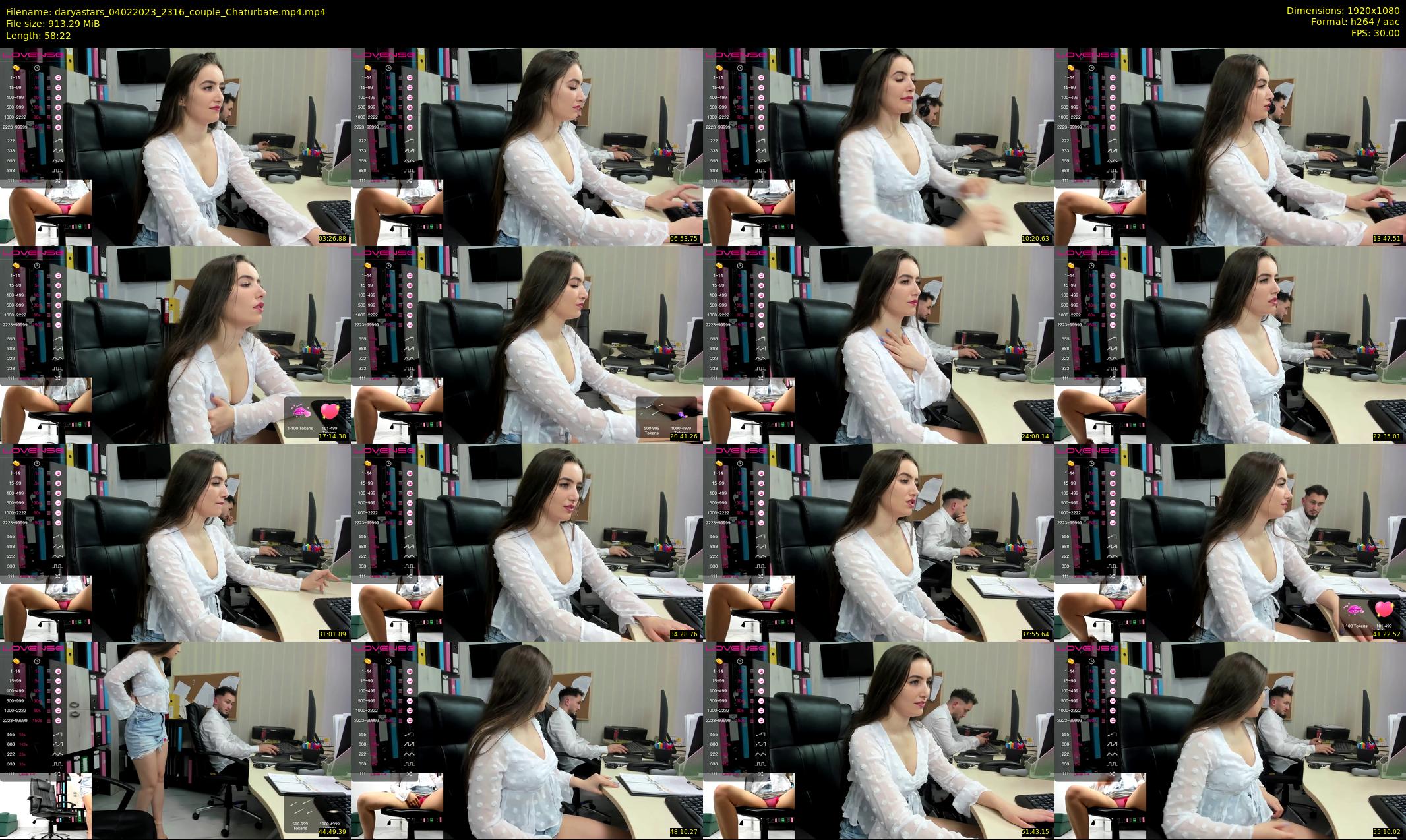 daryastars — 59 minute Chaturbate couple cam show recording, 1080p, Feb 4, 2023