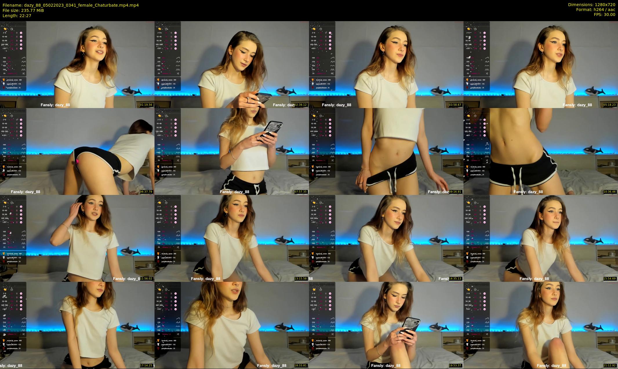 dazy_88 — 23 minute Chaturbate female cam show recording, 720p, Feb 5, 2023