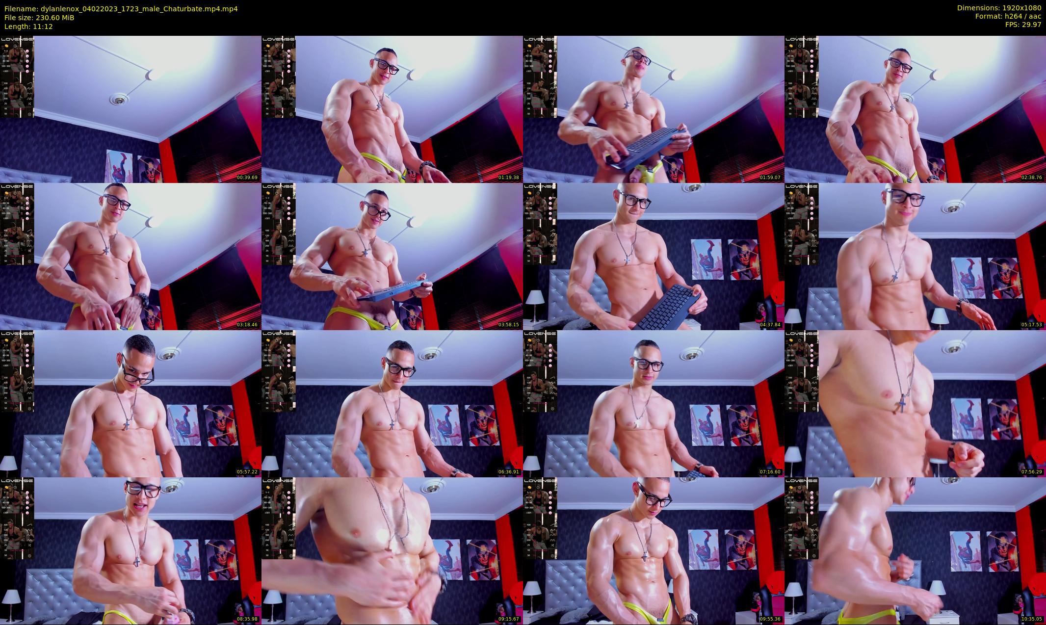 dylanlenox — 12 minute Chaturbate male cam show recording, 1080p, Feb 4, 2023