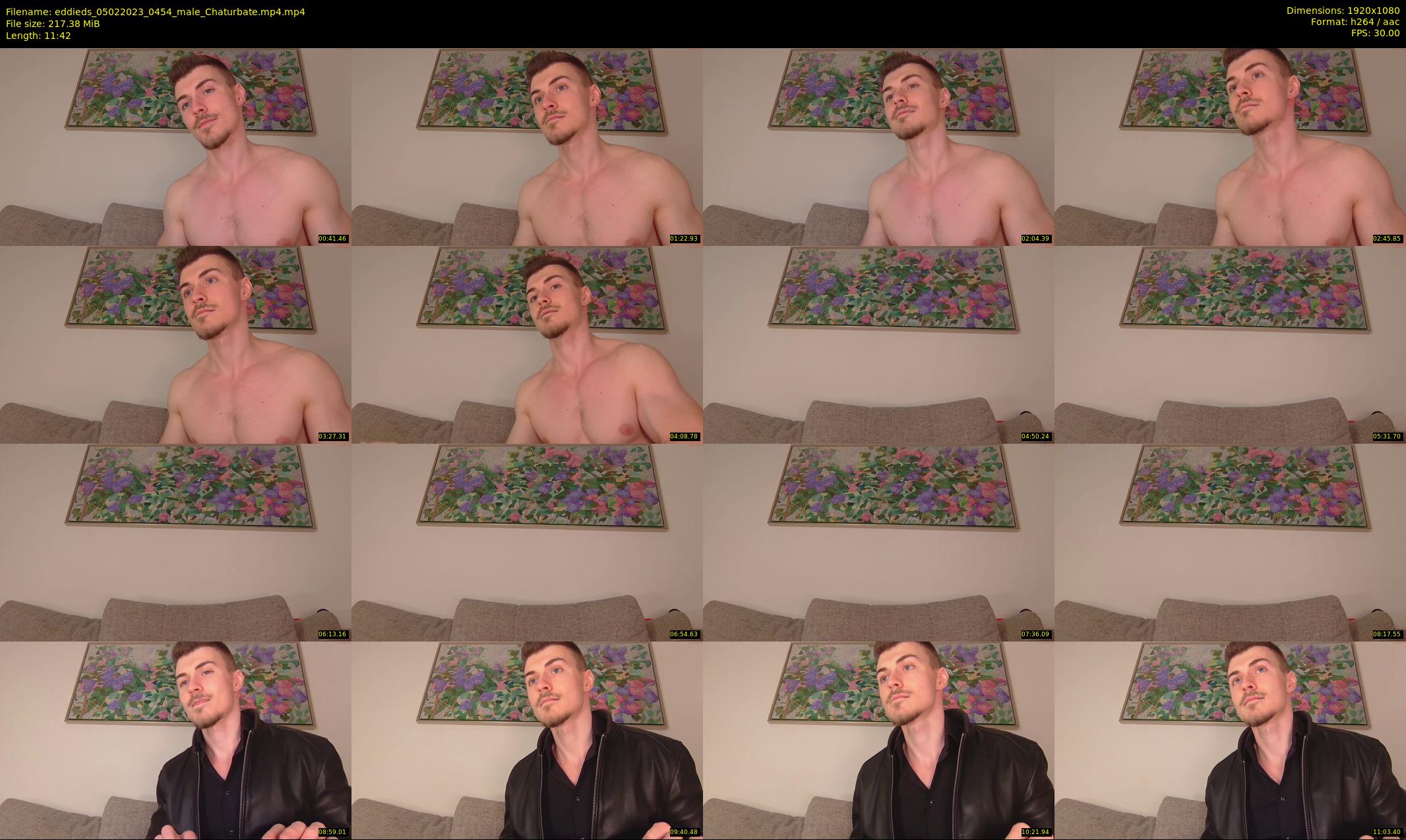 eddieds — 12 minute Chaturbate male cam show recording, 1080p, Feb 5, 2023
