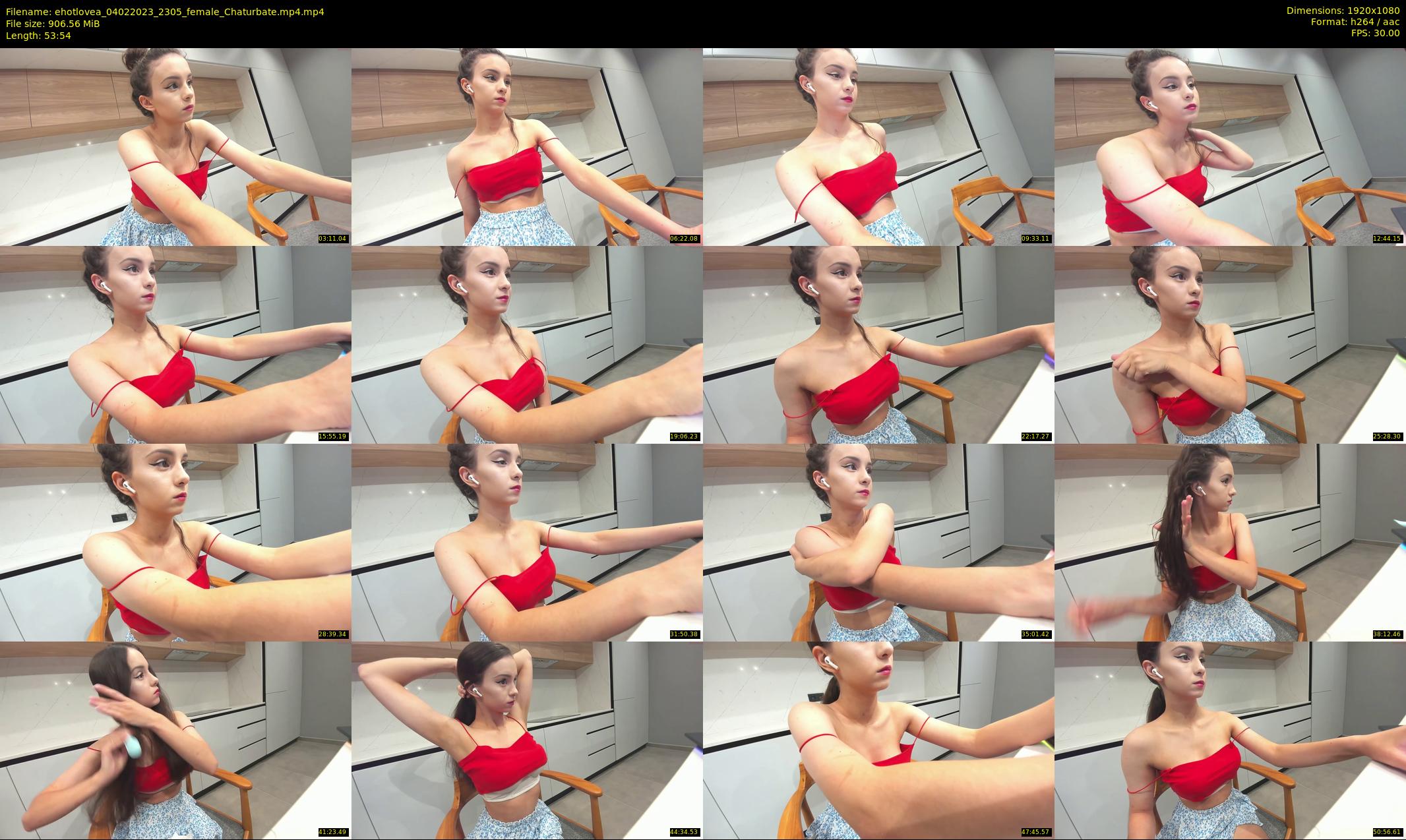 ehotlovea — 54 minute Chaturbate female cam show recording, 1080p, Feb 4, 2023