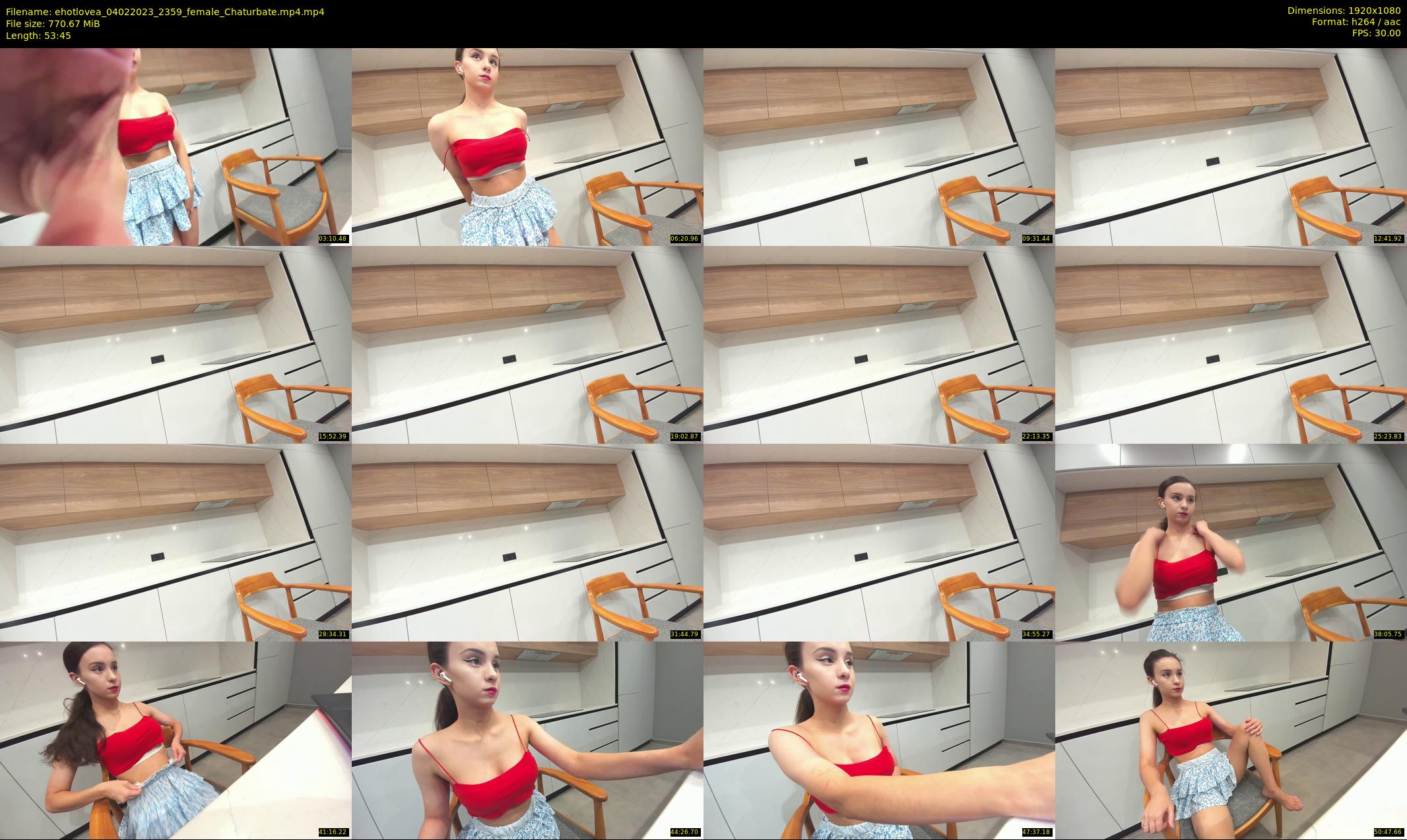 ehotlovea — 54 minute Chaturbate female cam show recording, 1080p, Feb 4, 2023