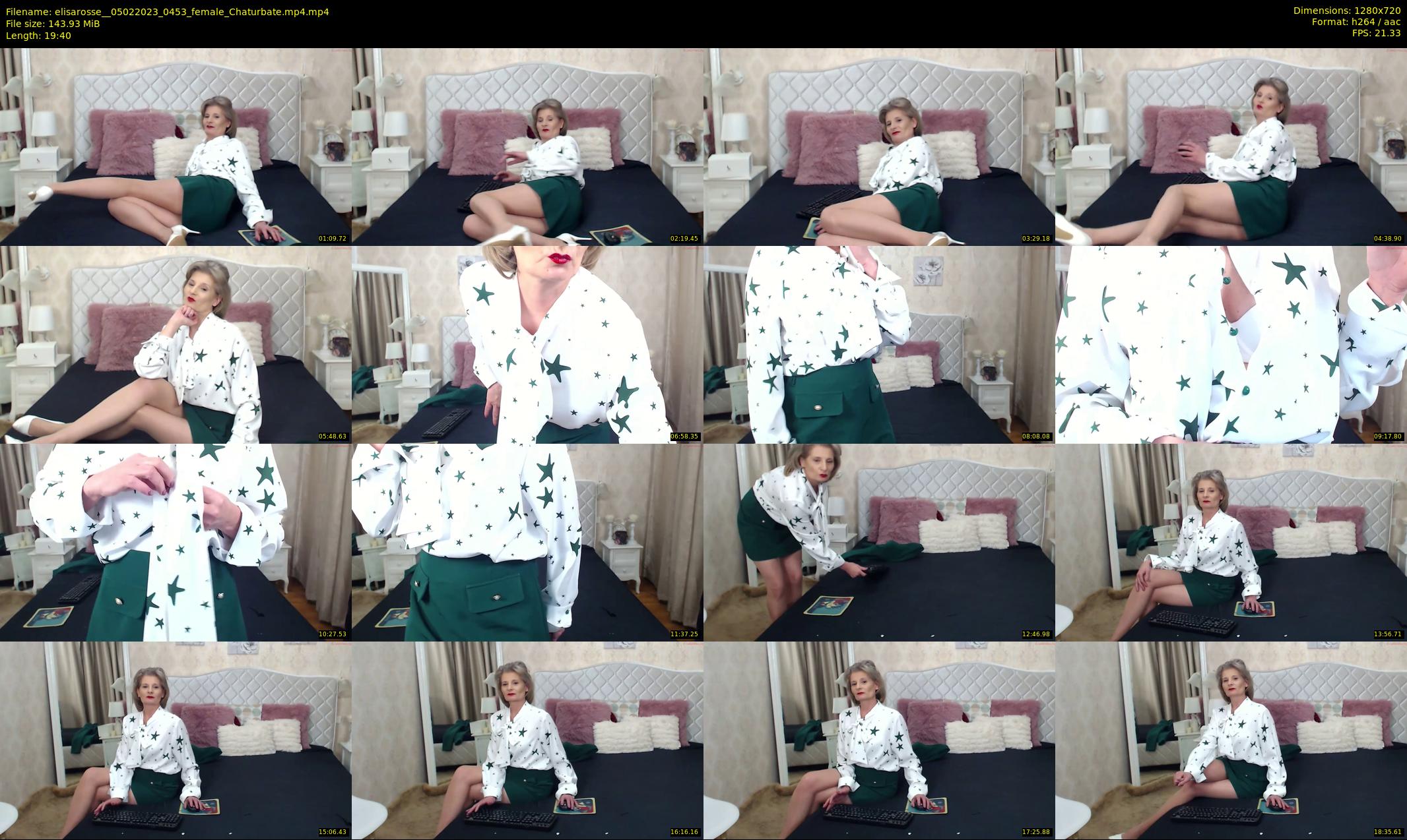 elisarosse_ — 20 minute Chaturbate female cam show recording, 720p, Feb 5, 2023