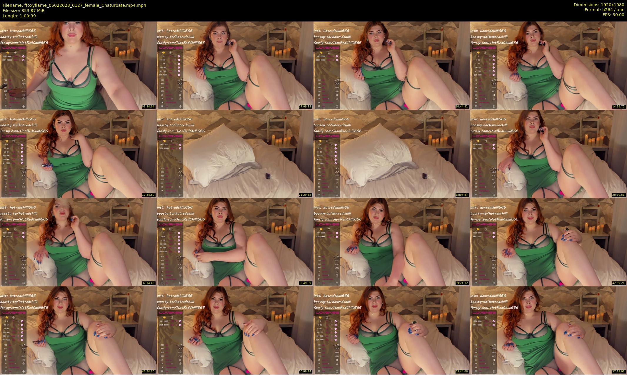 ffoxyflame — 61 minute Chaturbate female cam show recording, 1080p, Feb 5, 2023