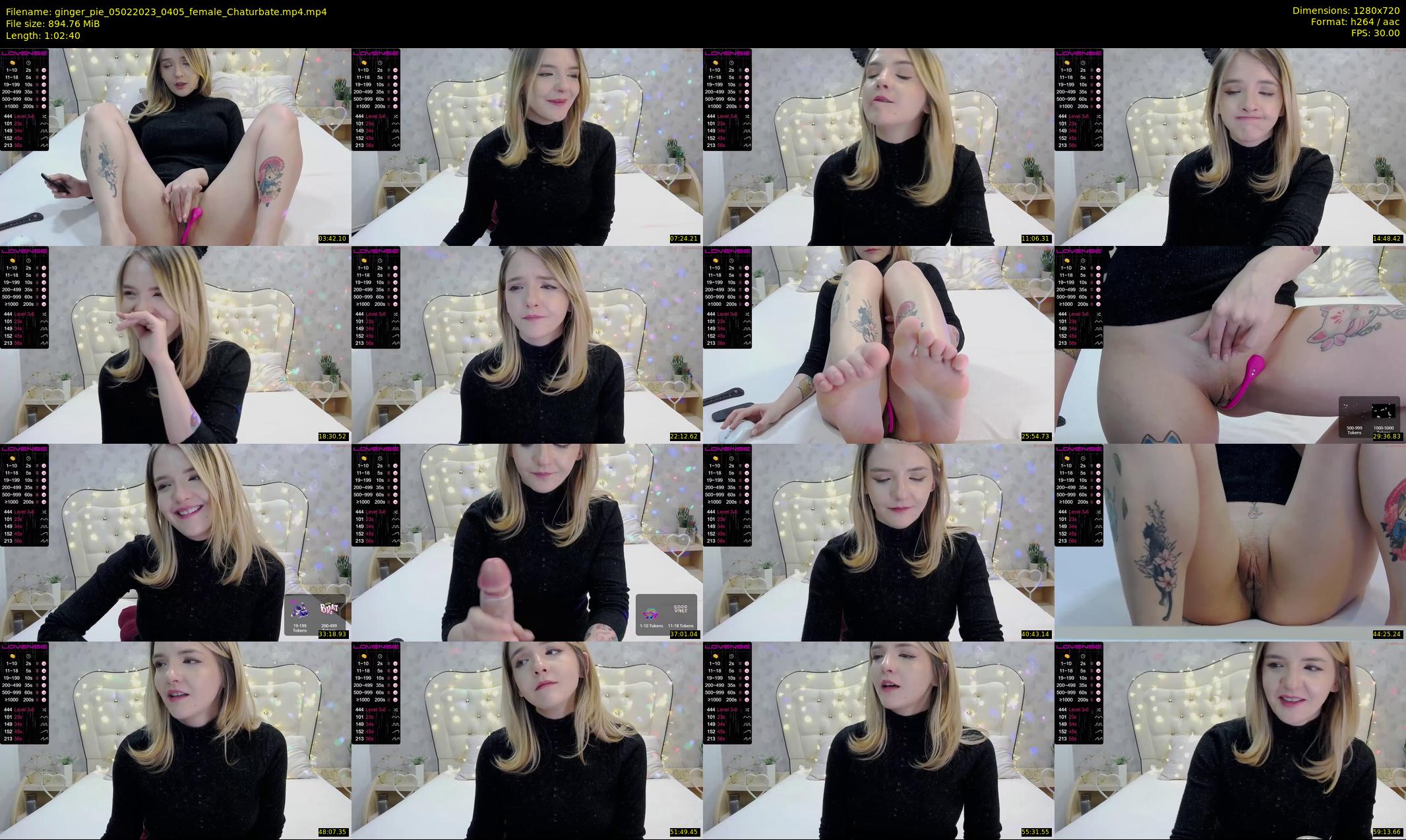 ginger_pie — 63 minute Chaturbate female cam show recording, 720p, Feb 5, 2023