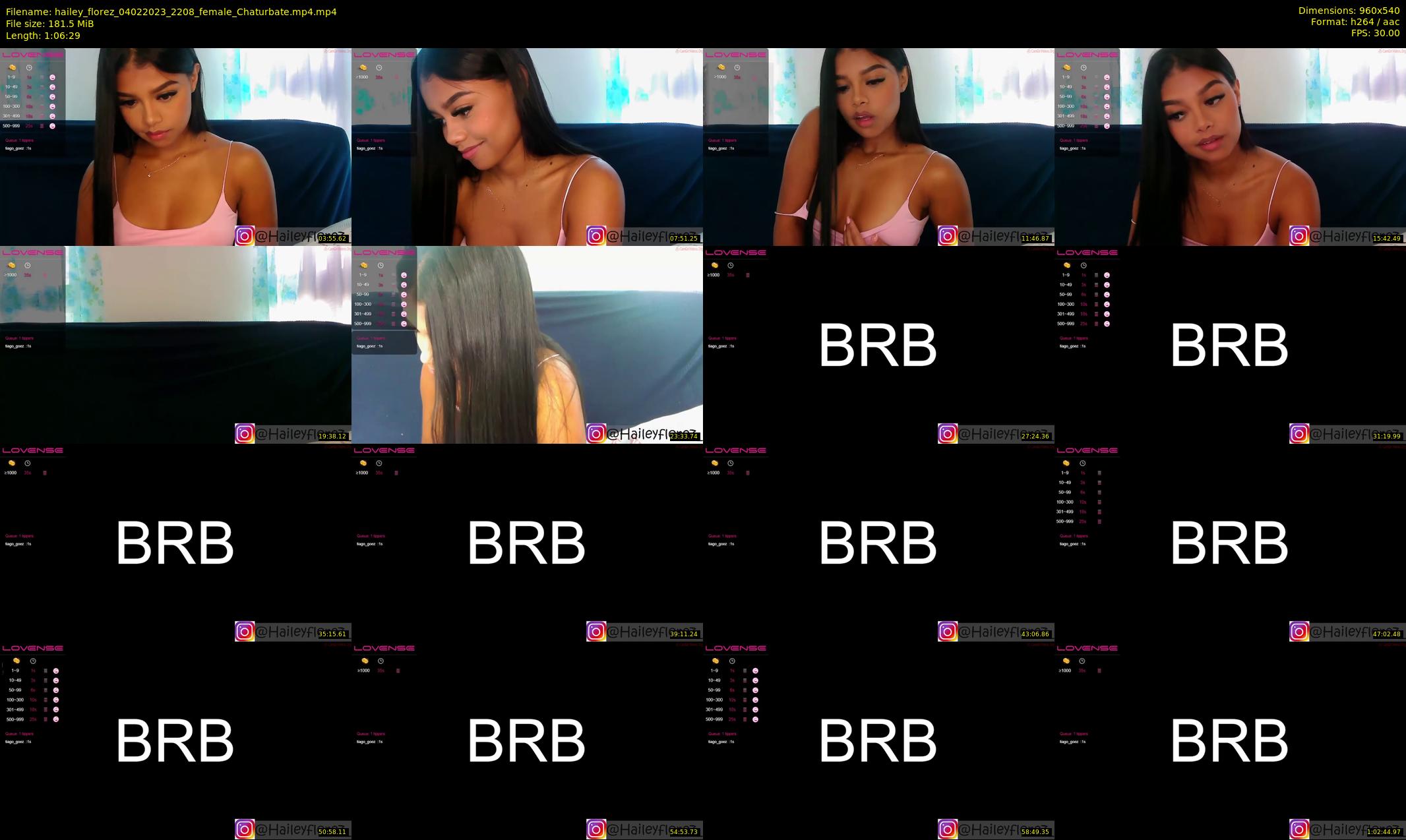 hailey_florez — 67 minute Chaturbate female cam show recording, 480p, Feb 4, 2023