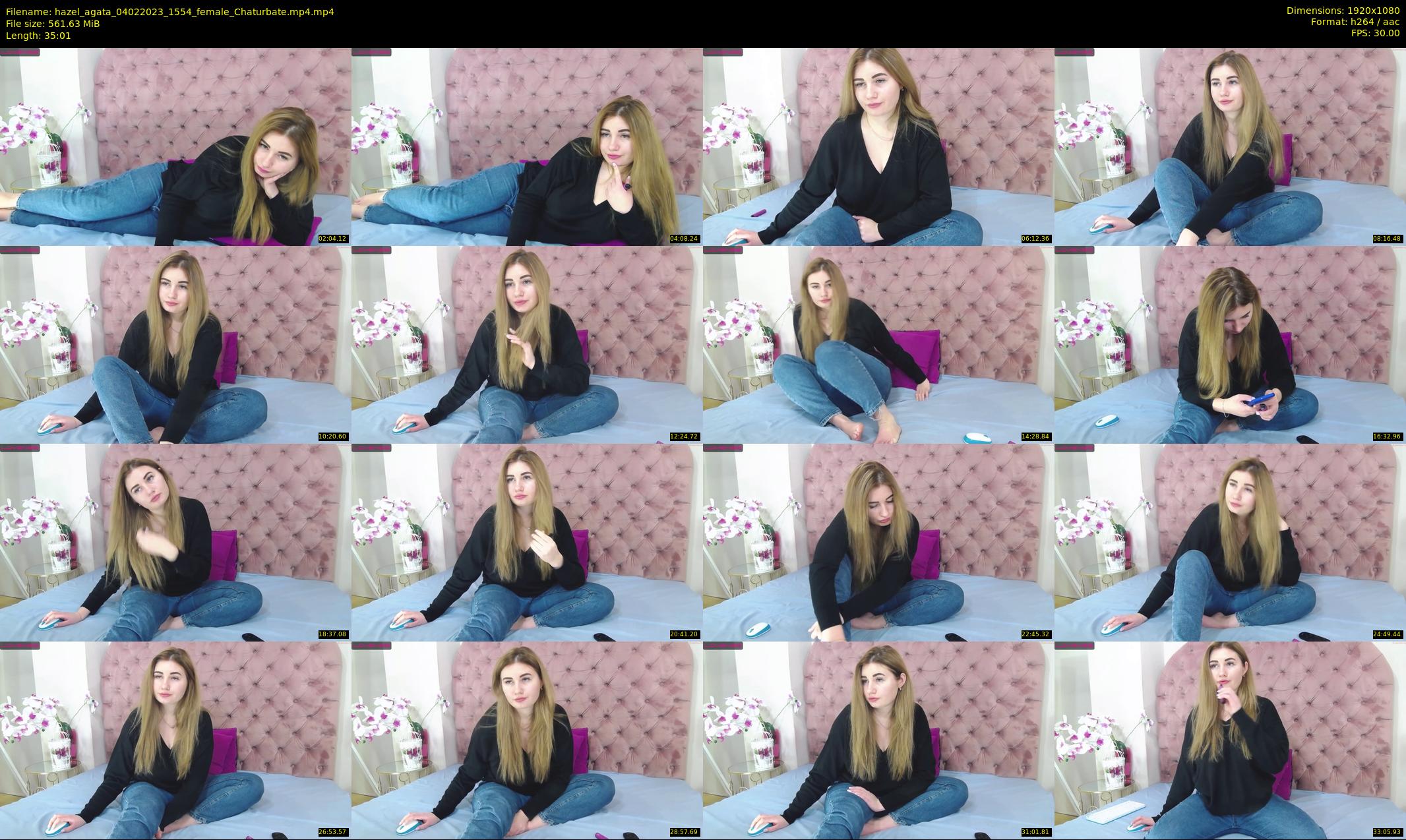 hazel_agata — 36 minute Chaturbate female cam show recording, 1080p, Feb 4, 2023