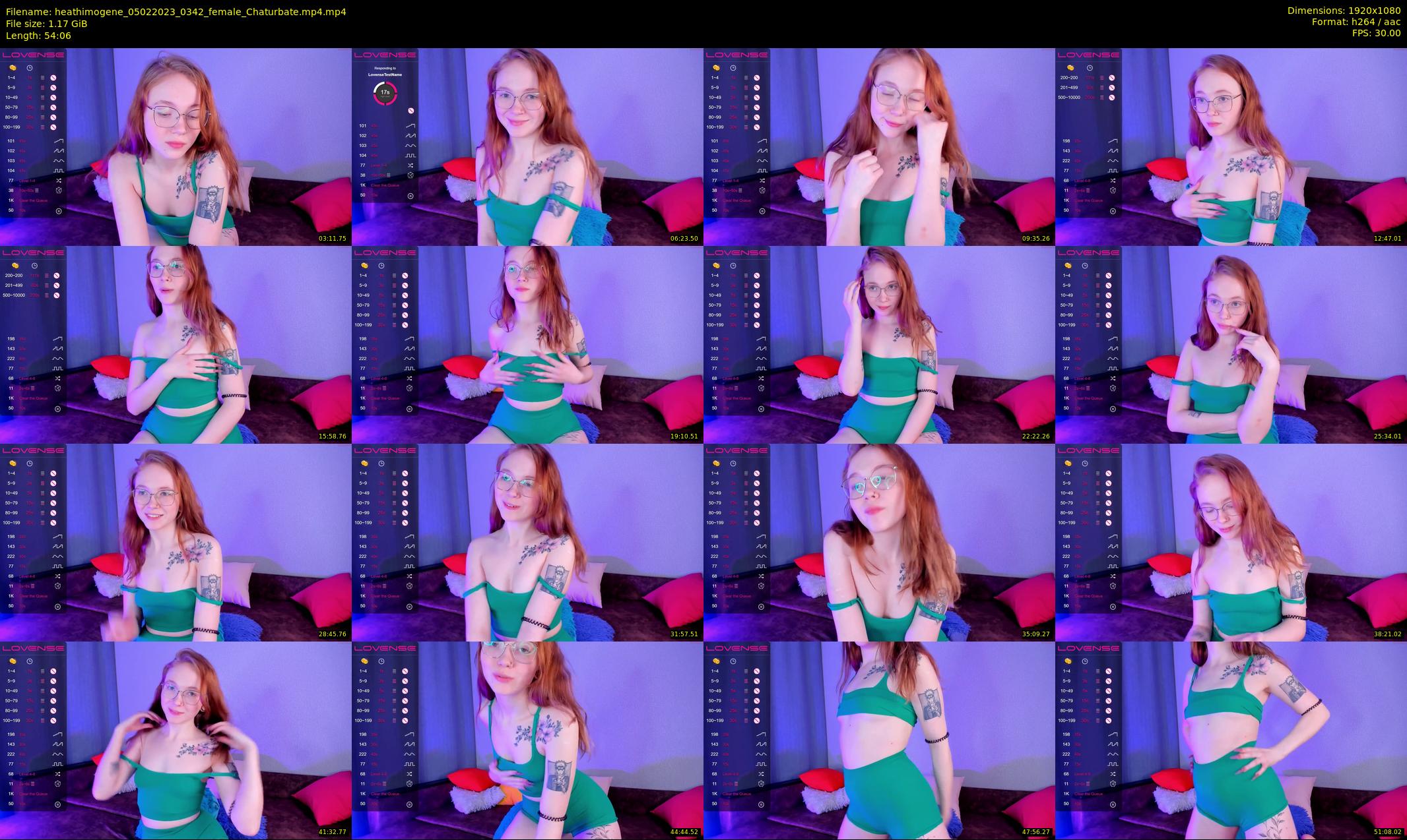 heathimogene — 55 minute Chaturbate female cam show recording, 1080p, Feb 5, 2023