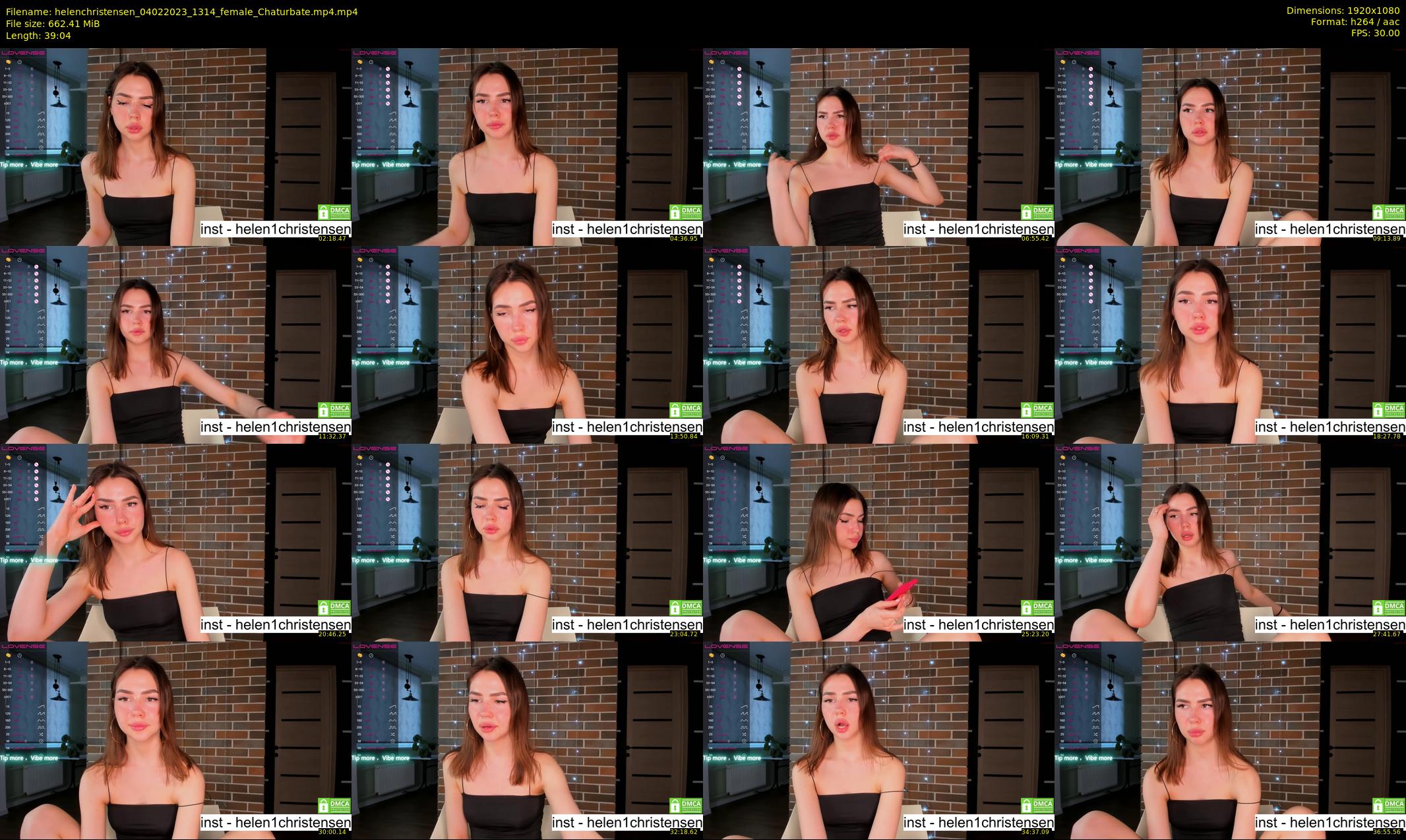 helenchristensen — 40 minute Chaturbate female cam show recording, 1080p, Feb 4, 2023