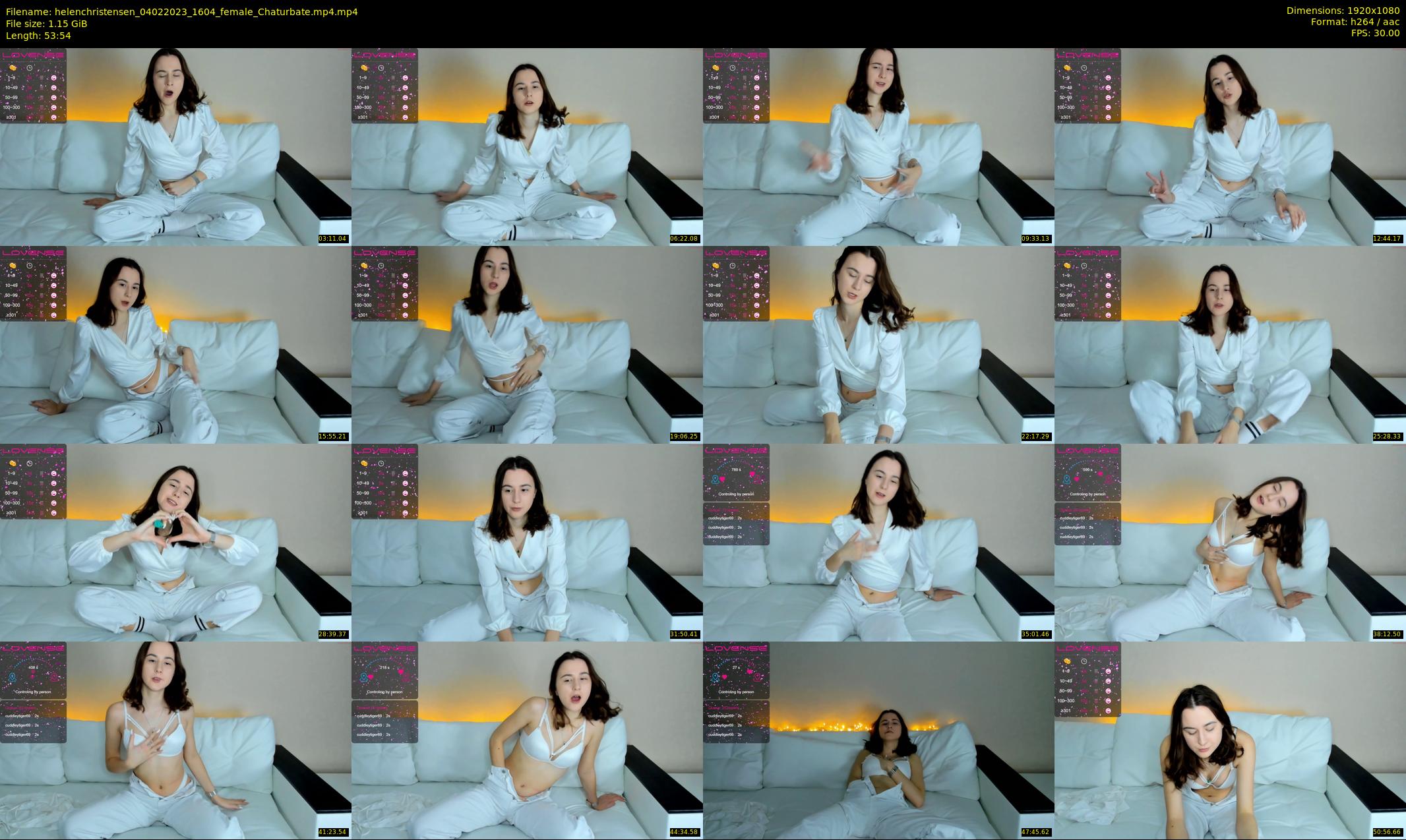 helenchristensen — 54 minute Chaturbate female cam show recording, 1080p, Feb 4, 2023