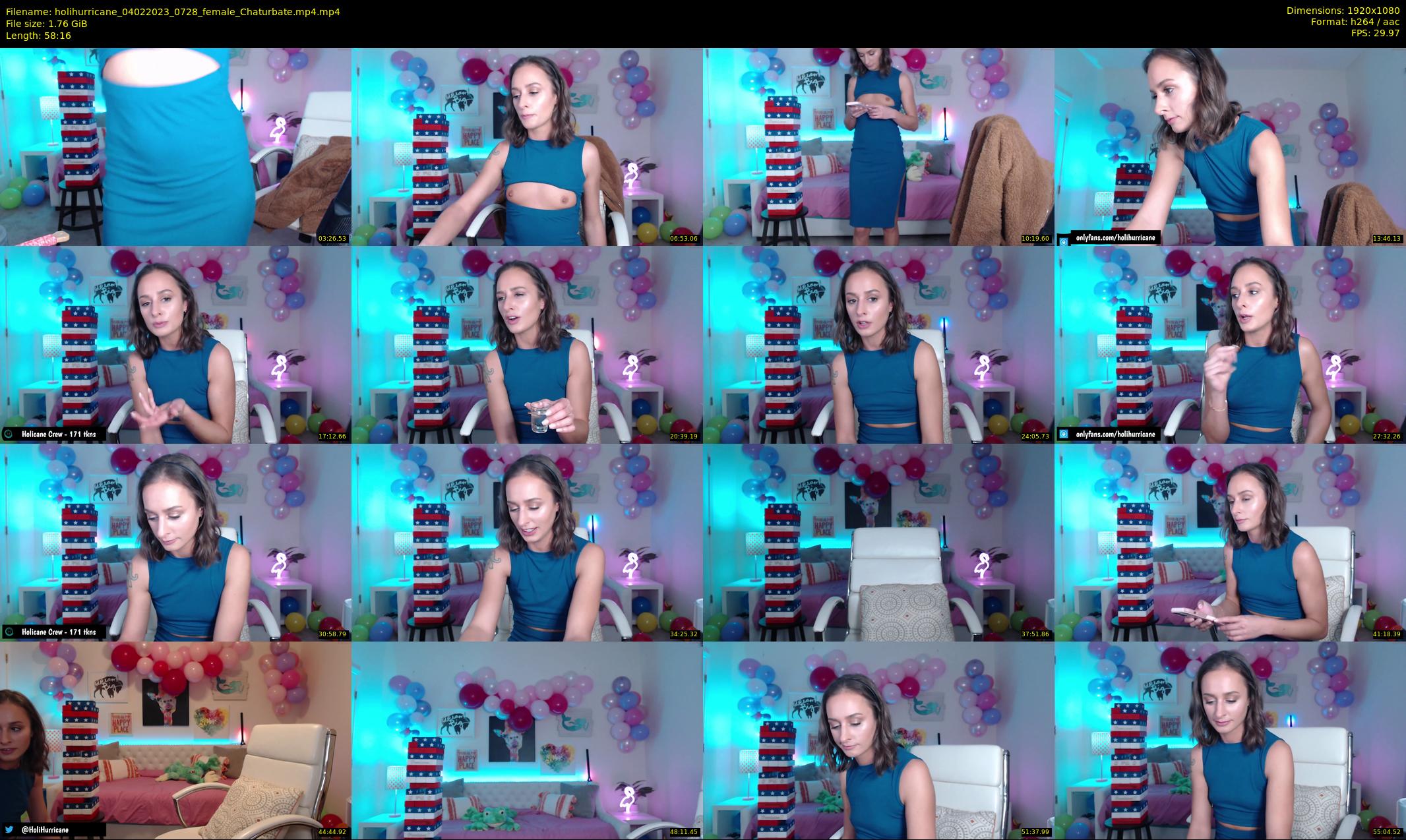 holihurricane — 59 minute Chaturbate female cam show recording, 1080p, Feb 4, 2023