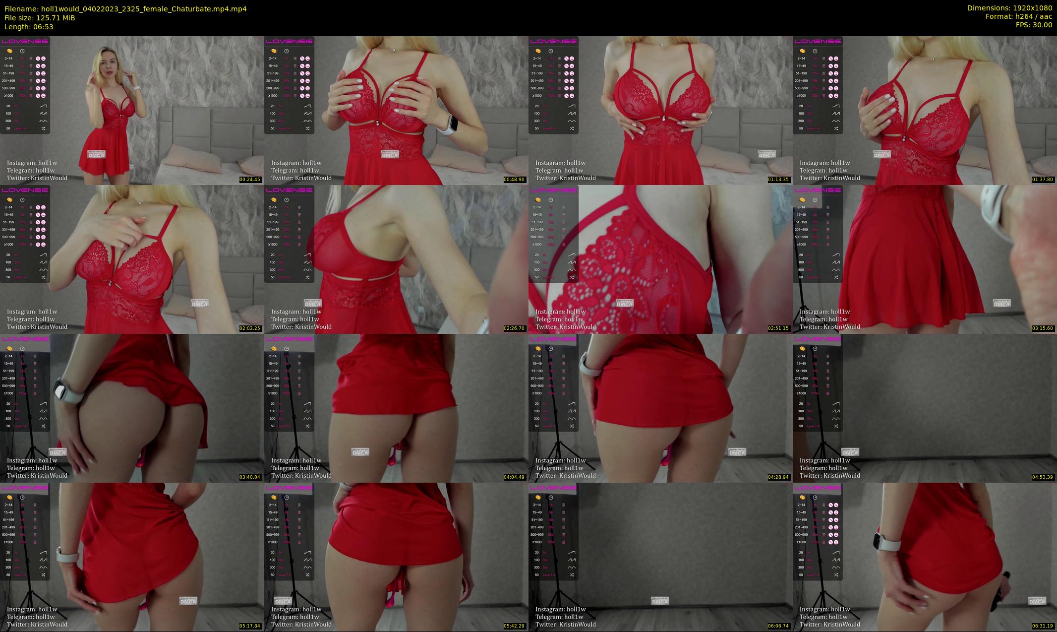 holl1would — 7 minute Chaturbate female cam show recording, 1080p, Feb 4, 2023
