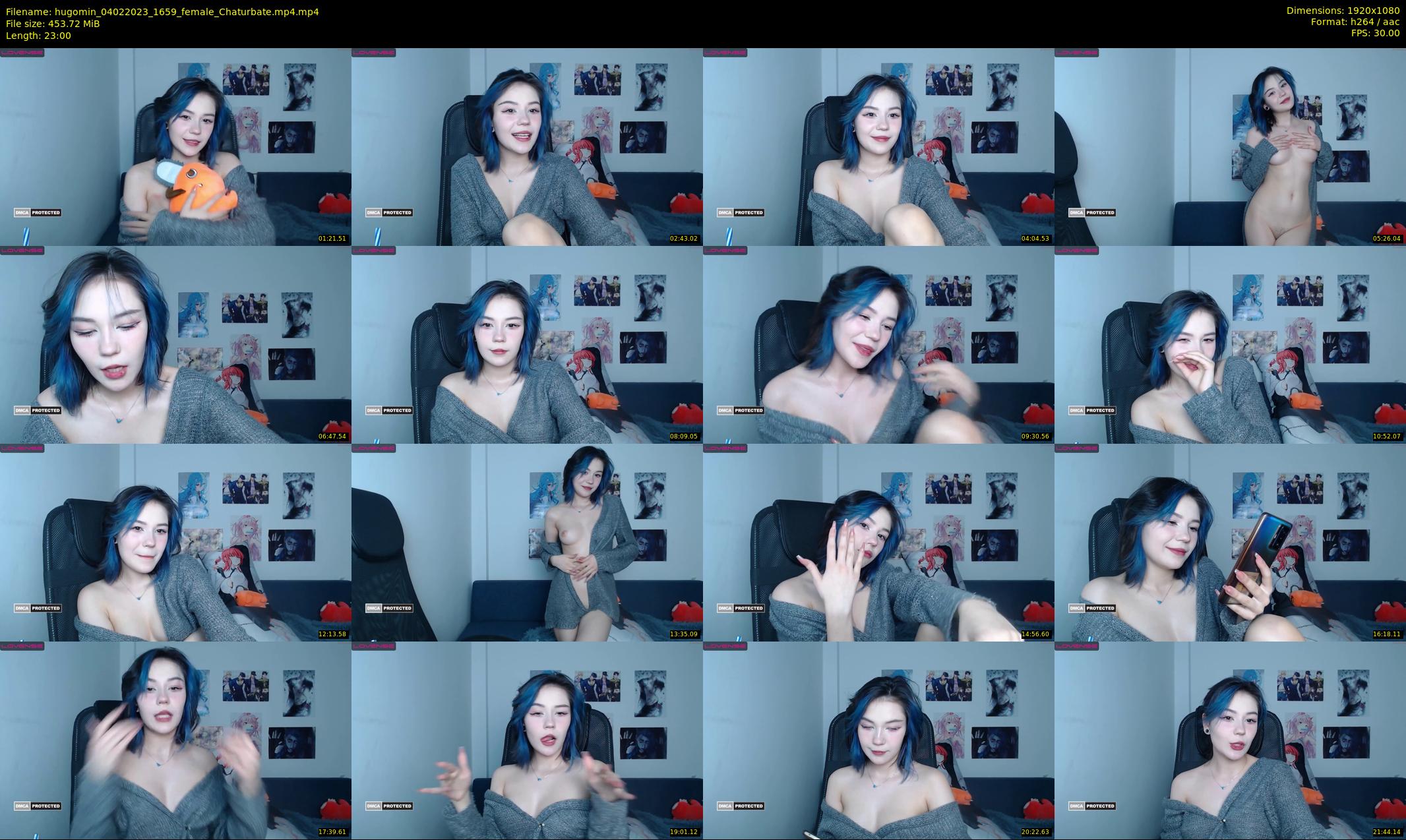 hugomin — 23 minute Chaturbate female cam show recording, 1080p, Feb 4, 2023