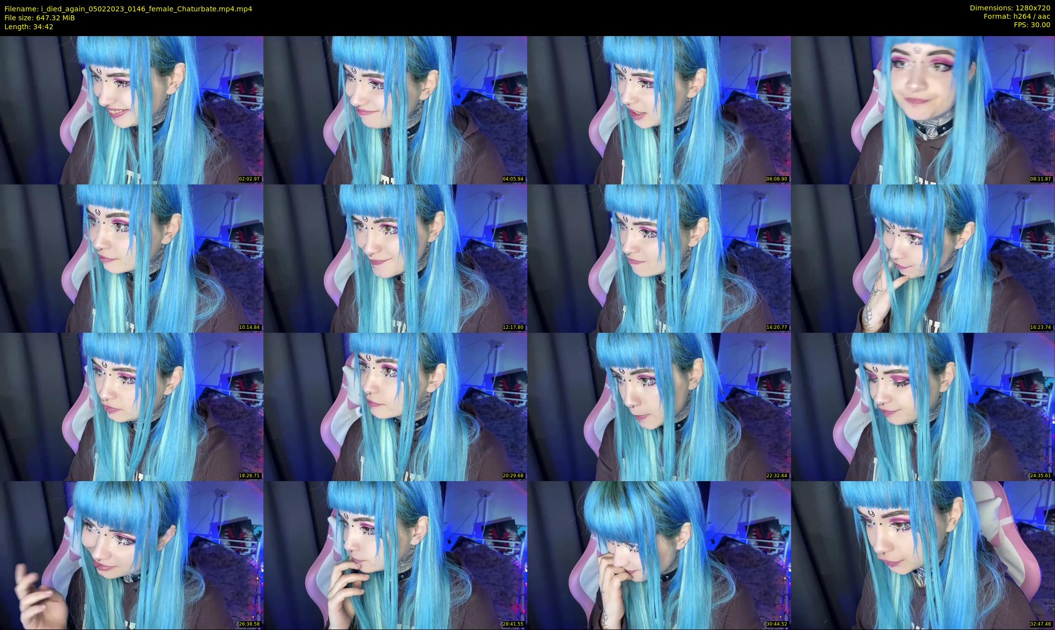i_died_again — 35 minute Chaturbate female cam show recording, 720p, Feb 5, 2023