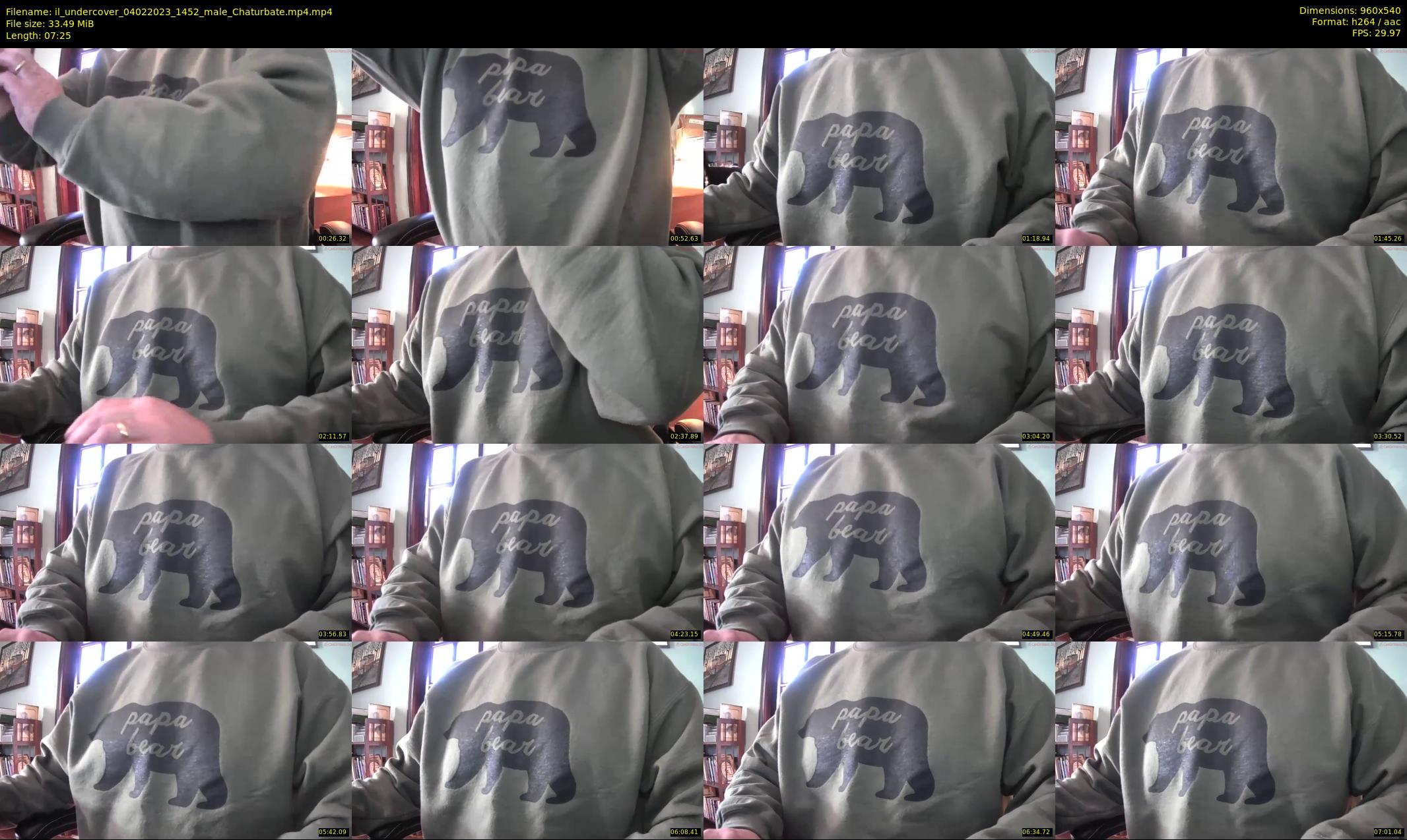 il_undercover — 8 minute Chaturbate male cam show recording, 480p, Feb 4, 2023