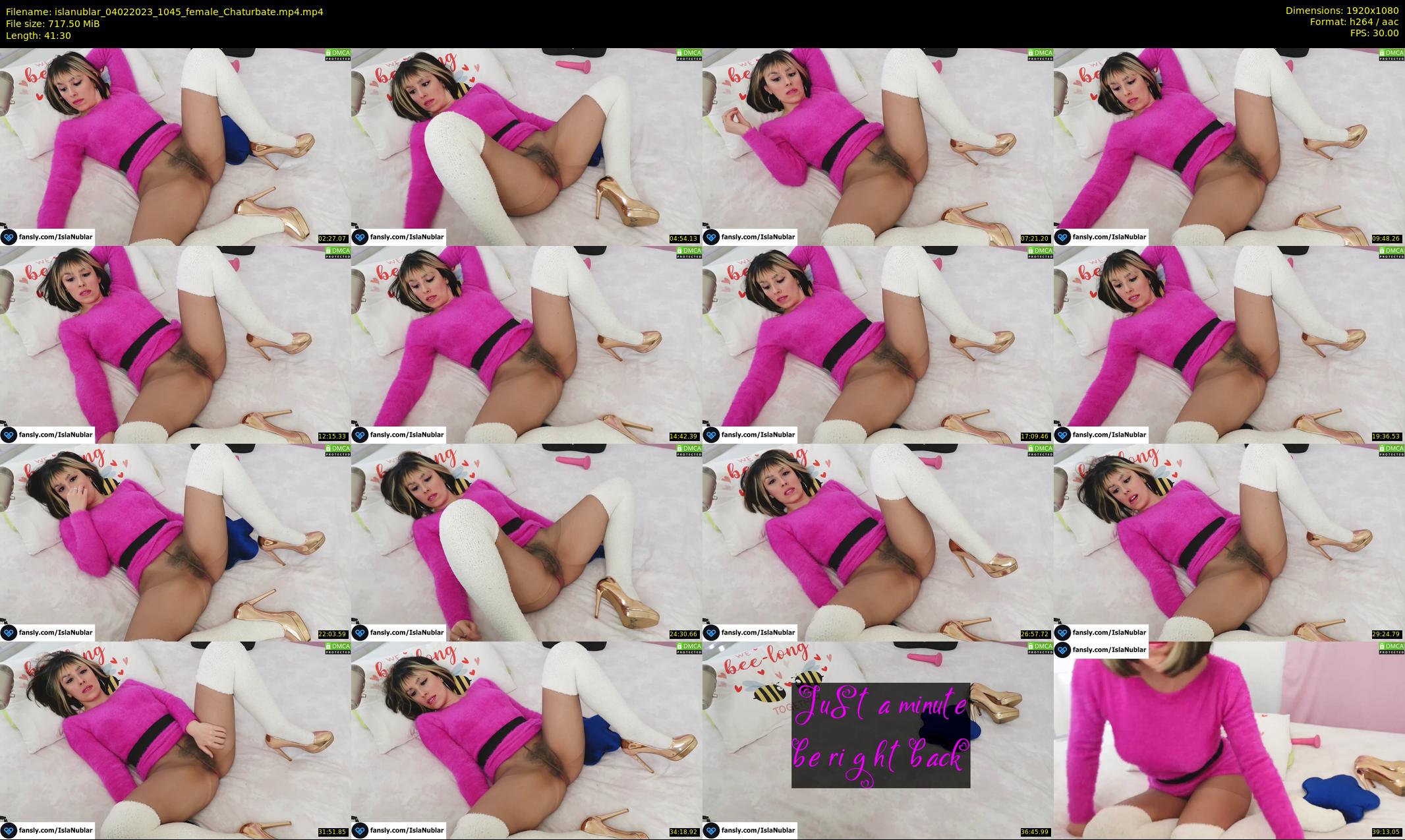 islanublar — 42 minute Chaturbate female cam show recording, 1080p, Feb 4, 2023