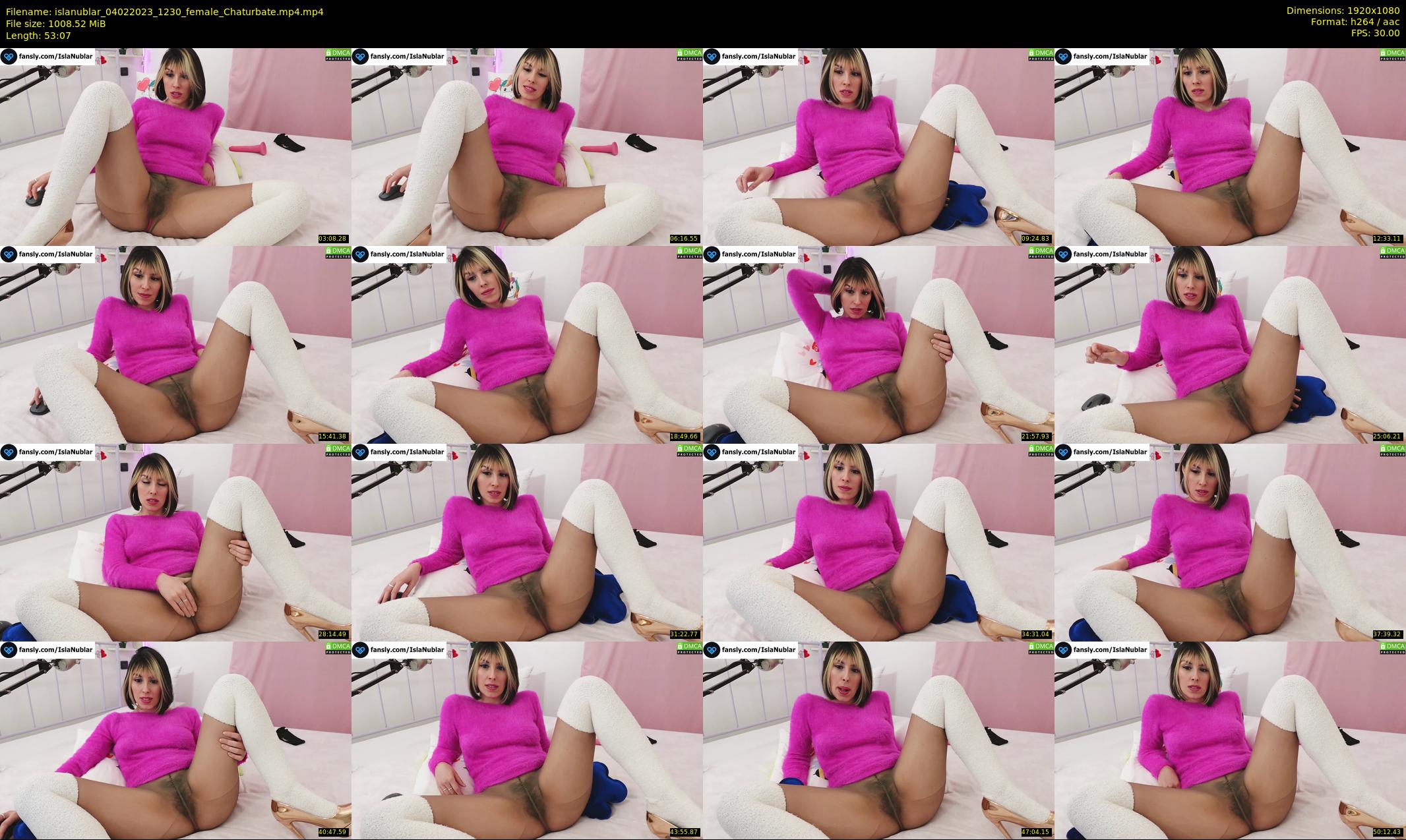 islanublar — 54 minute Chaturbate female cam show recording, 1080p, Feb 4, 2023