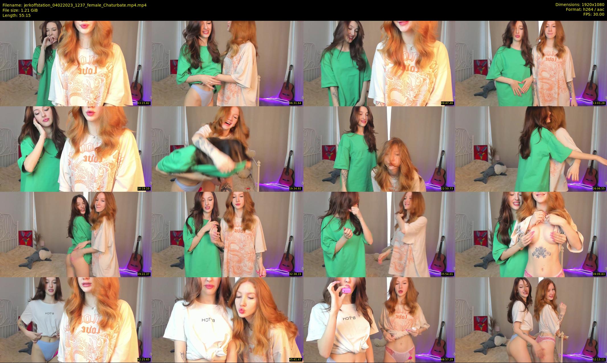 jerkoffstation — 56 minute Chaturbate couple cam show recording, 1080p, Feb 4, 2023