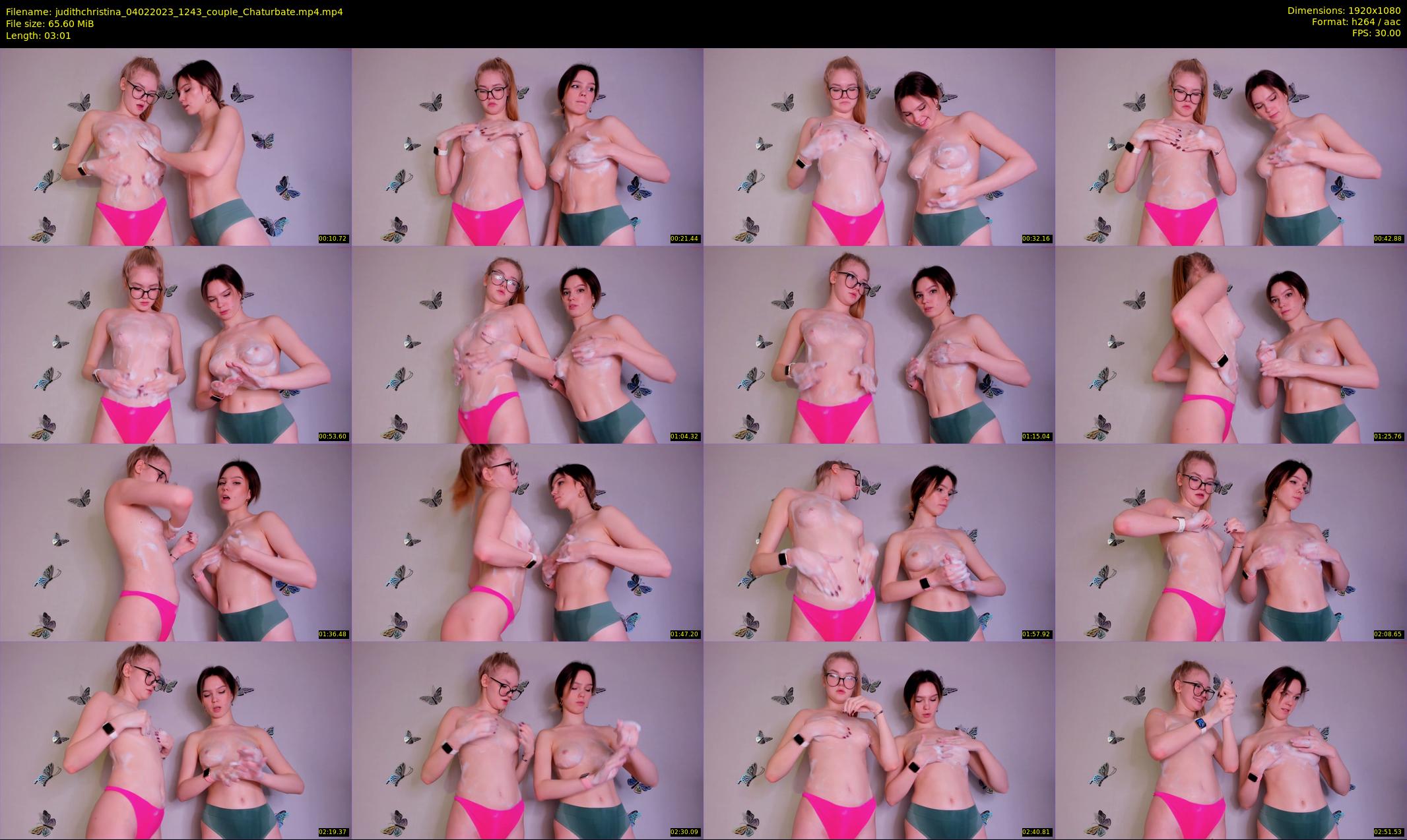 judithchristina — 4 minute Chaturbate female cam show recording, 1080p, Feb 4, 2023