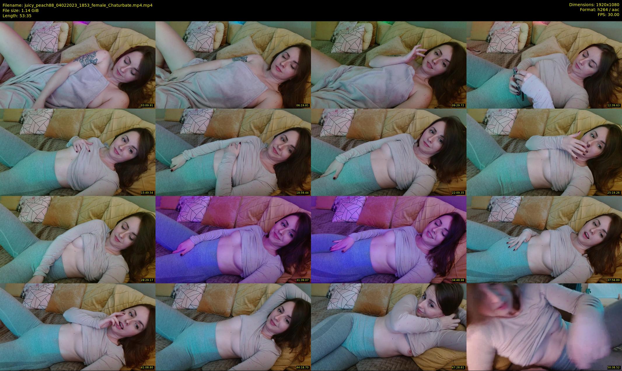 juicy_peach88 — 54 minute Chaturbate female cam show recording, 1080p, Feb 4, 2023