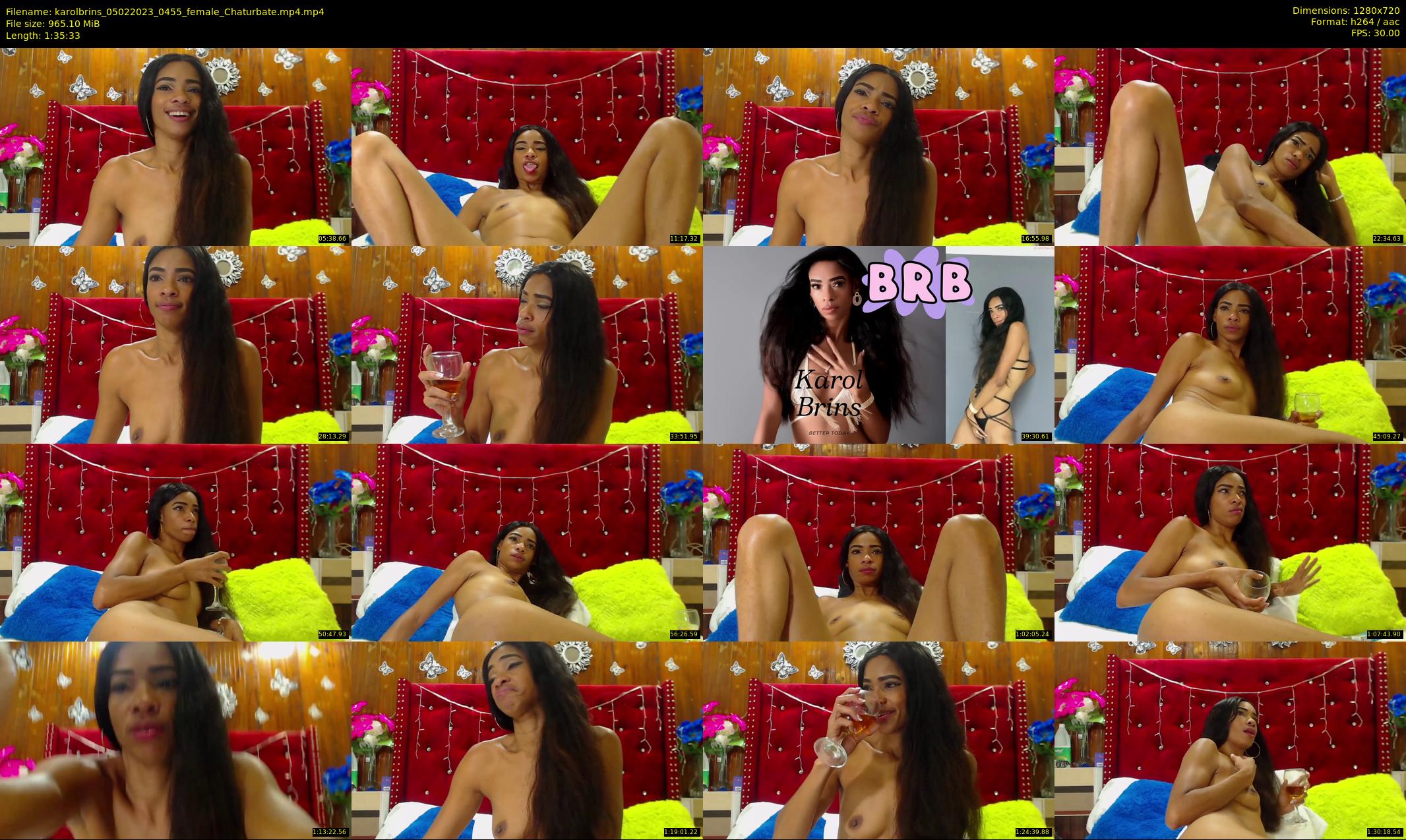 karolbrins — 96 minute Chaturbate female cam show recording, 720p, Feb 5, 2023