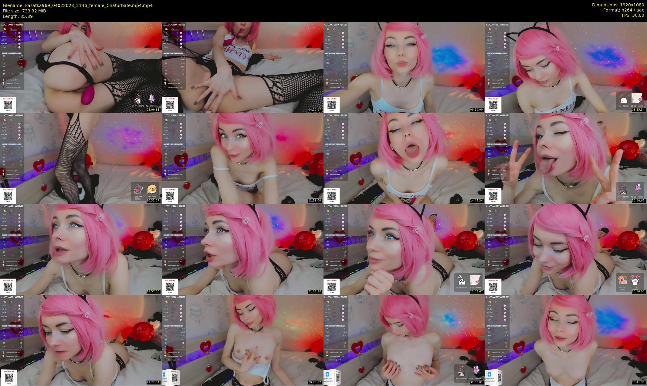 kasatka969 — 36 minute Chaturbate female cam show recording, 1080p, Feb 4, 2023