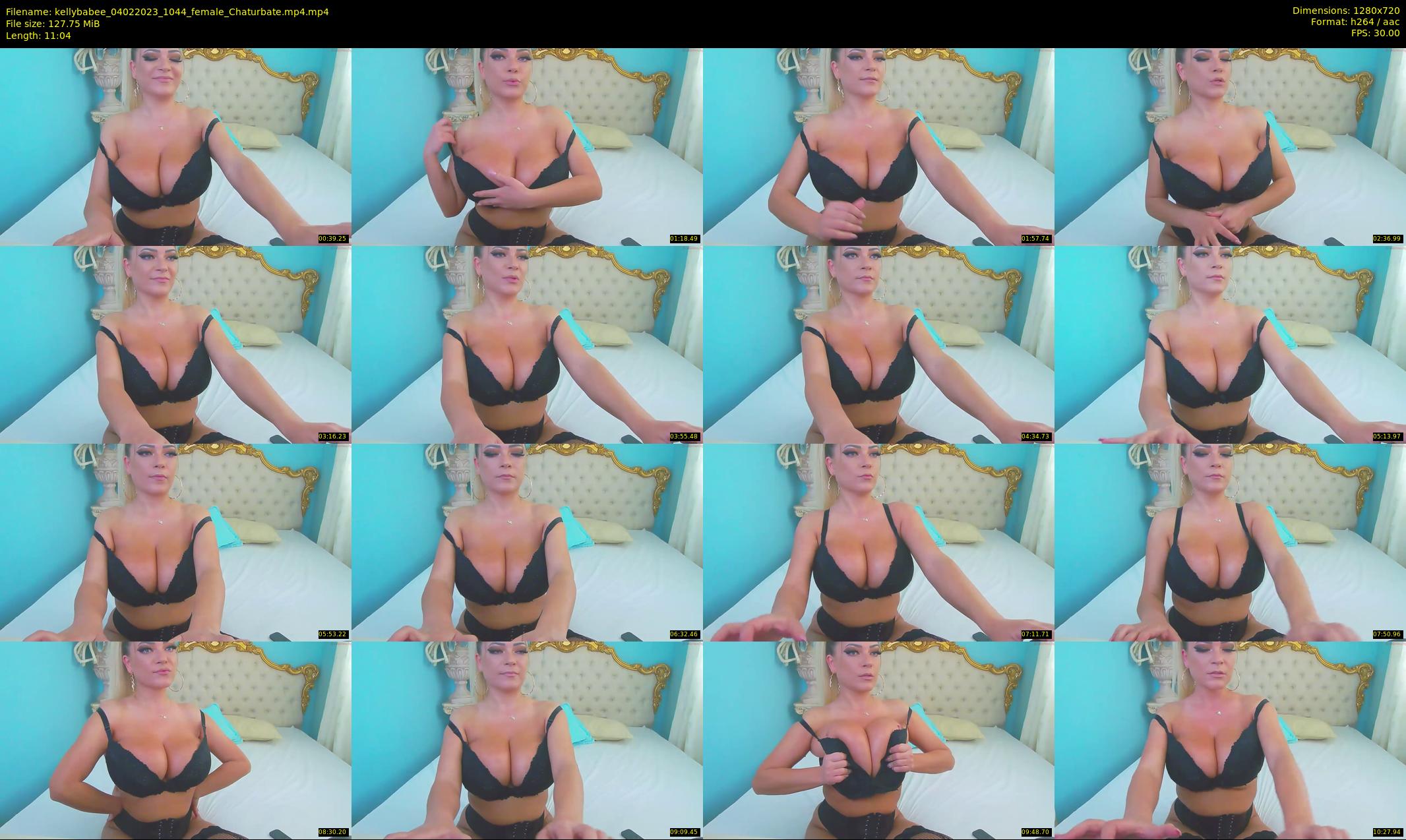 kellybabee — 12 minute Chaturbate female cam show recording, 720p, Feb 4, 2023