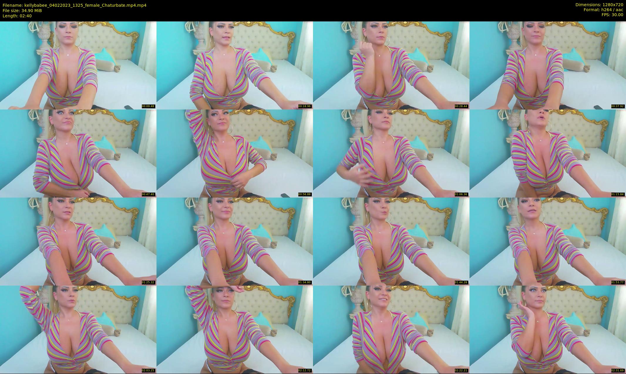 kellybabee — 3 minute Chaturbate female cam show recording, 720p, Feb 4, 2023