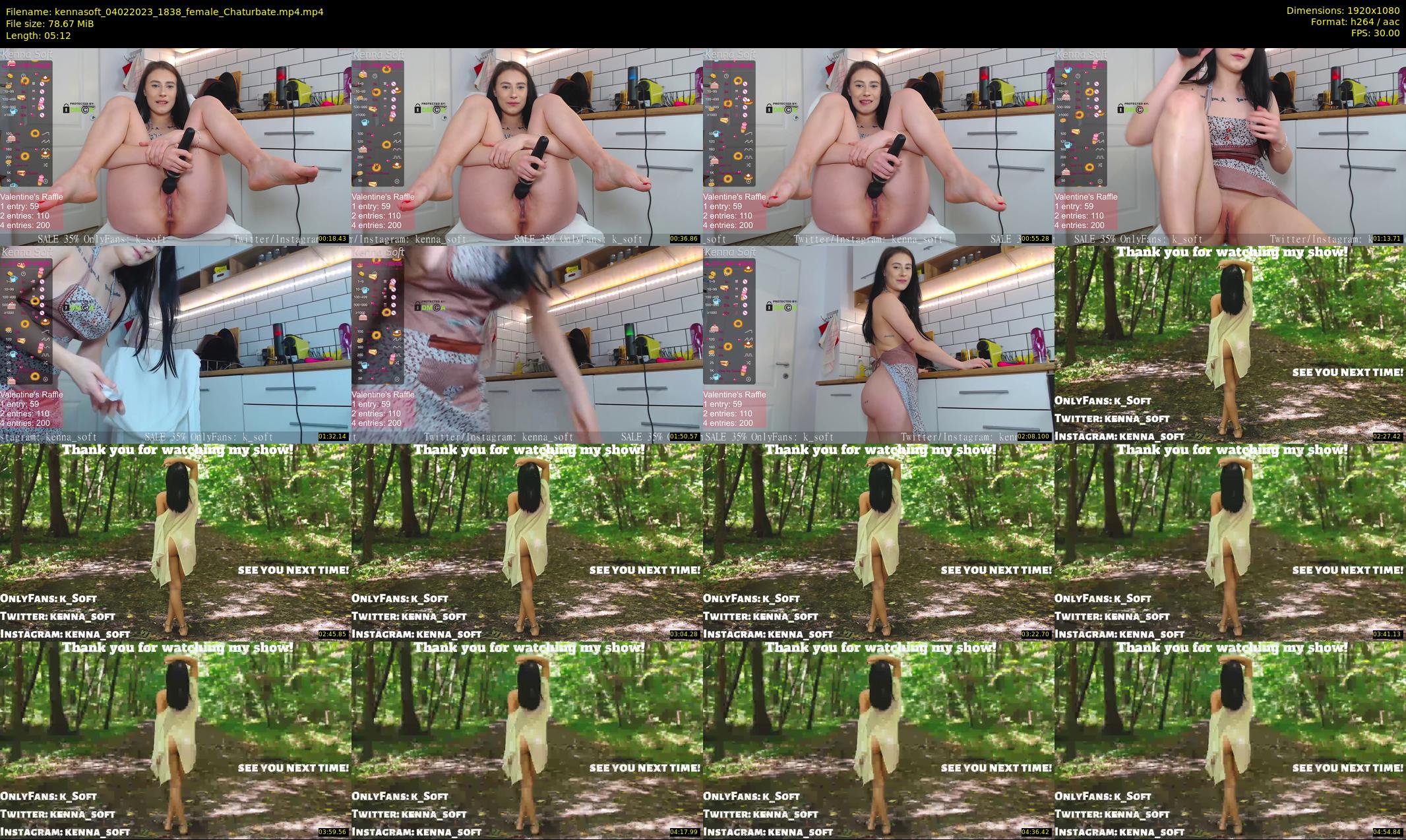 kennasoft — 6 minute Chaturbate female cam show recording, 1080p, Feb 4, 2023
