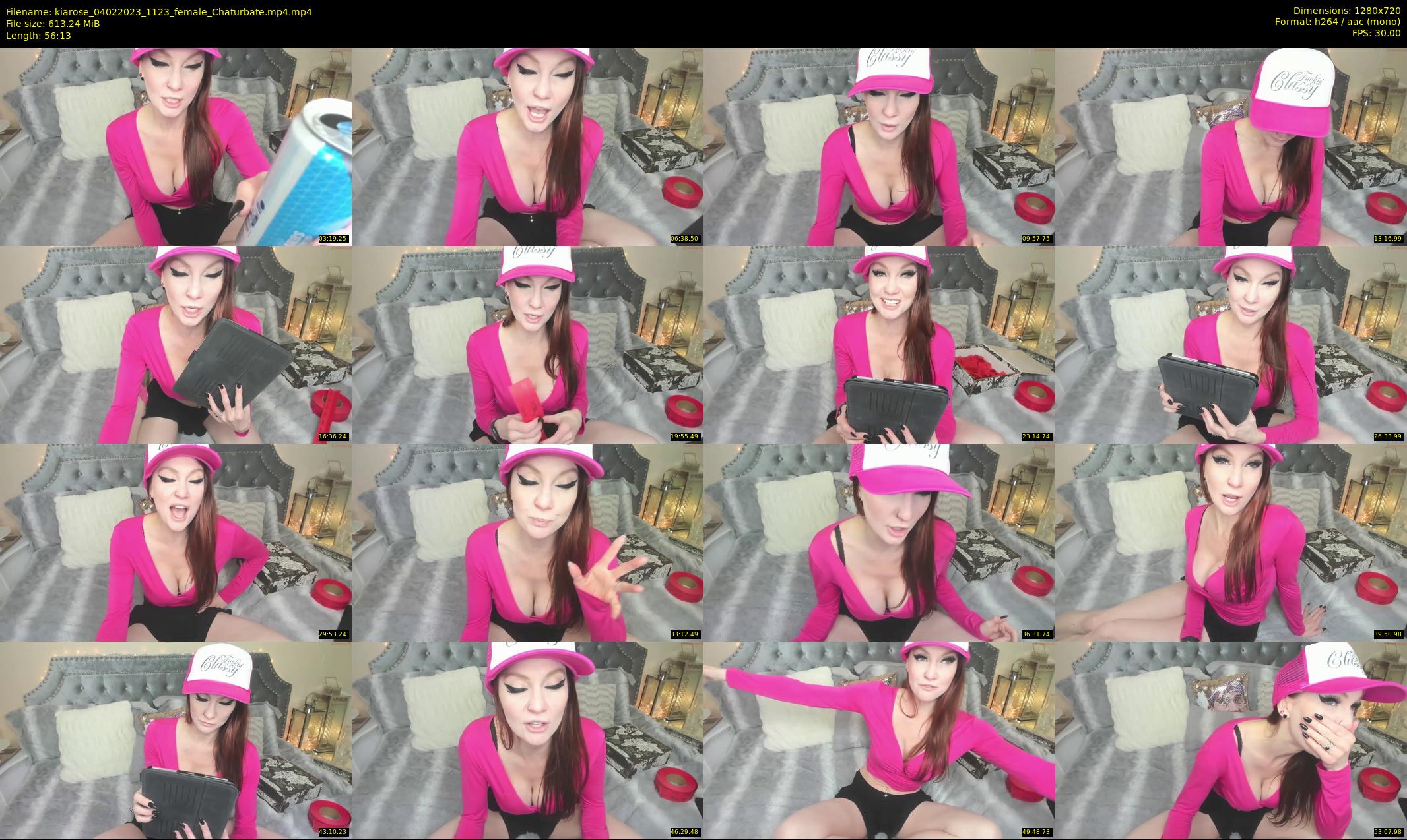 kiarose — 57 minute Chaturbate female cam show recording, 720p, Feb 4, 2023