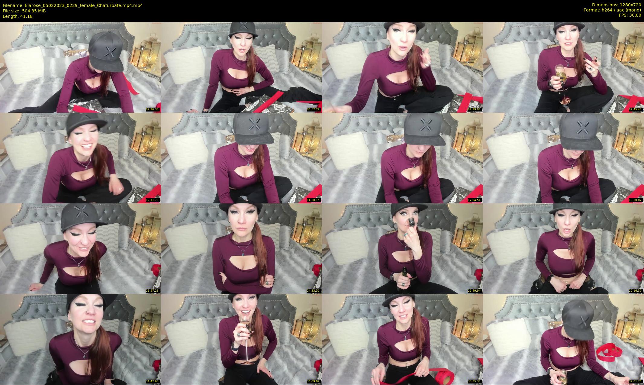 kiarose — 42 minute Chaturbate female cam show recording, 720p, Feb 5, 2023
