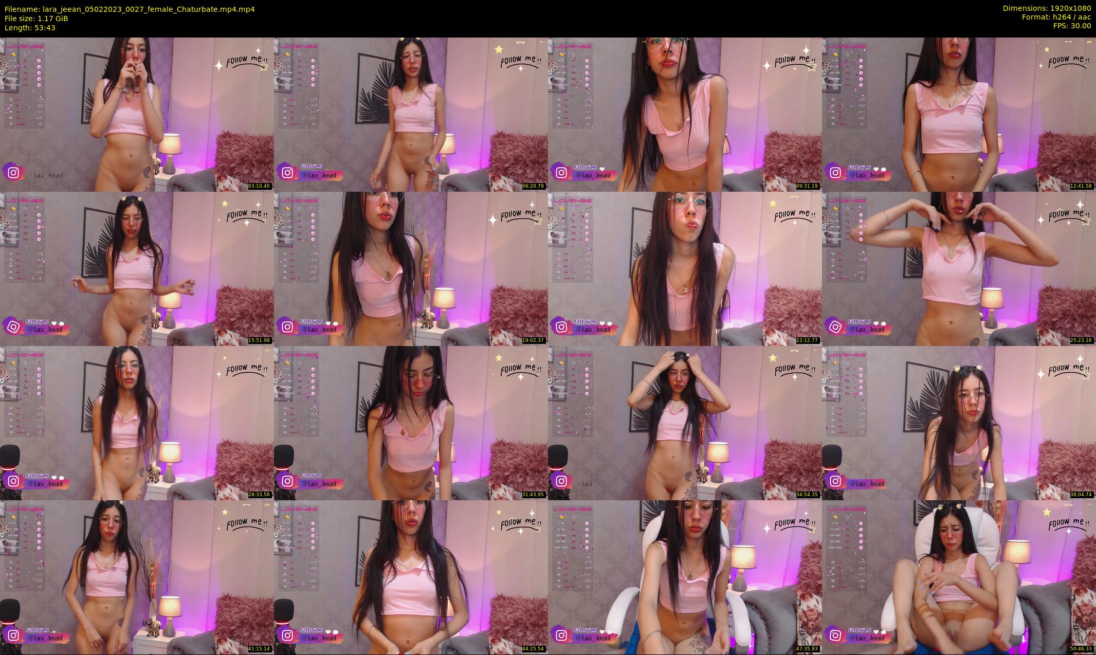 lara_jeean — 54 minute Chaturbate female cam show recording, 1080p, Feb 5, 2023
