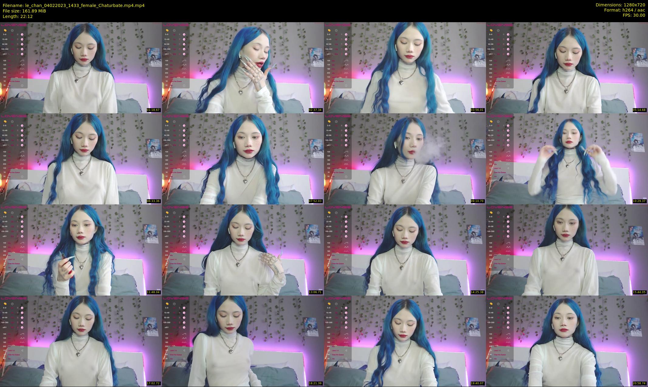 le_chan — 23 minute Chaturbate female cam show recording, 720p, Feb 4, 2023