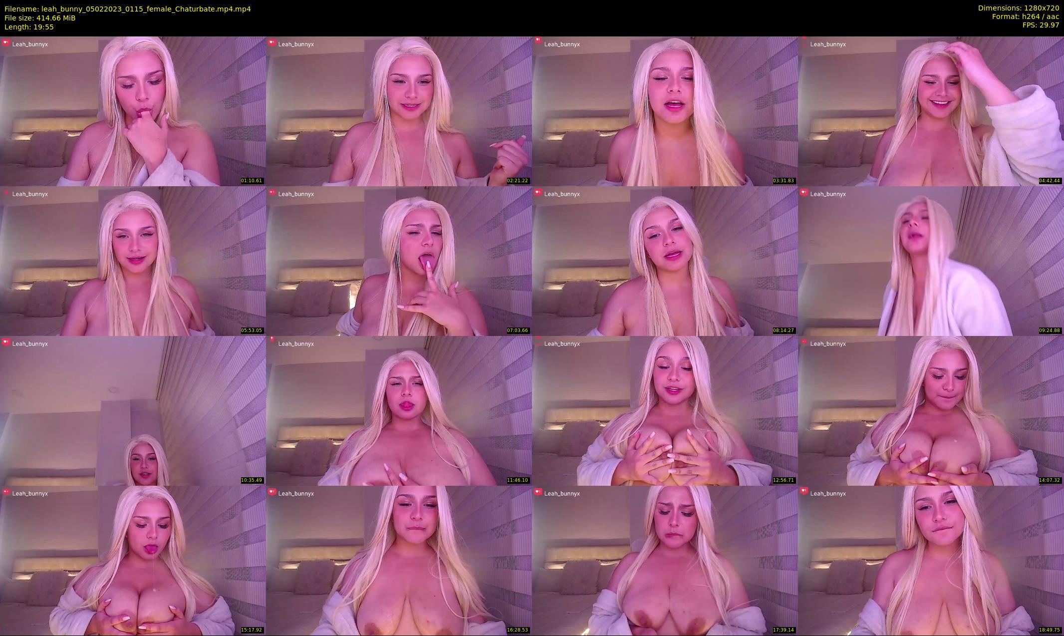 leah_bunny — 20 minute Chaturbate female cam show recording, 720p, Feb 5, 2023