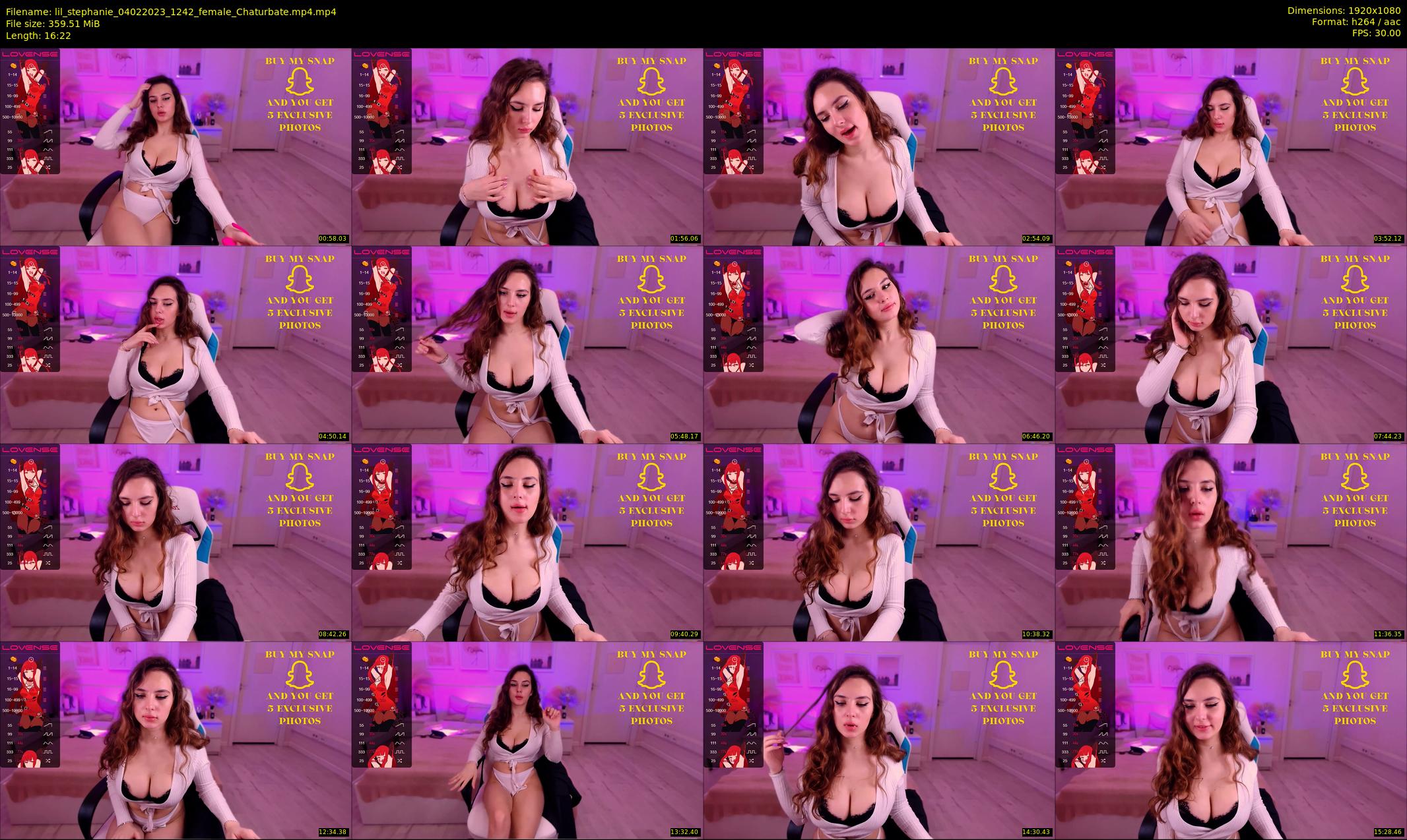 lil_stephanie — 17 minute Chaturbate female cam show recording, 1080p, Feb 4, 2023